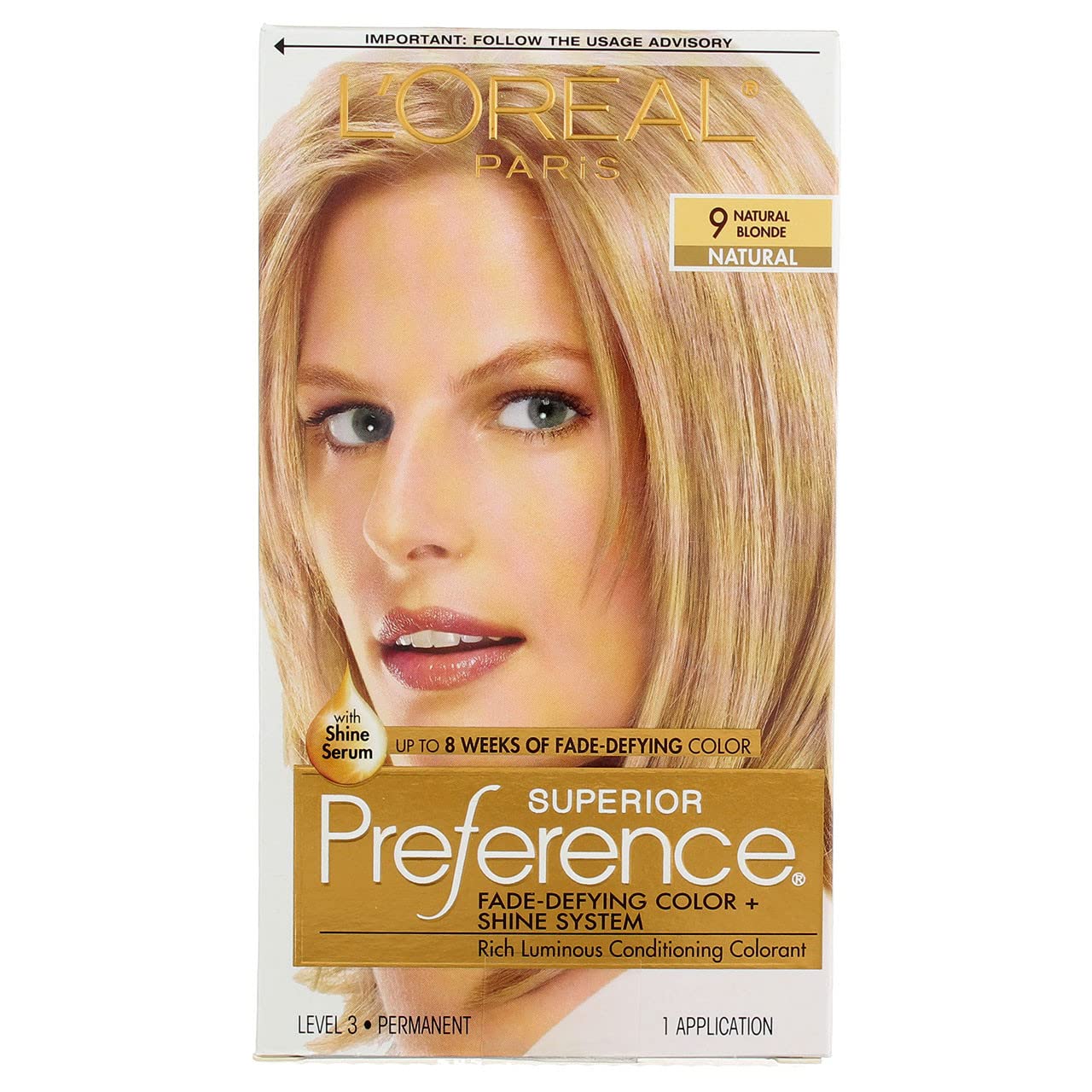Pref Haircol 9 Size 1ct L'Oreal Preference Hair Color Natural Blonde #9
