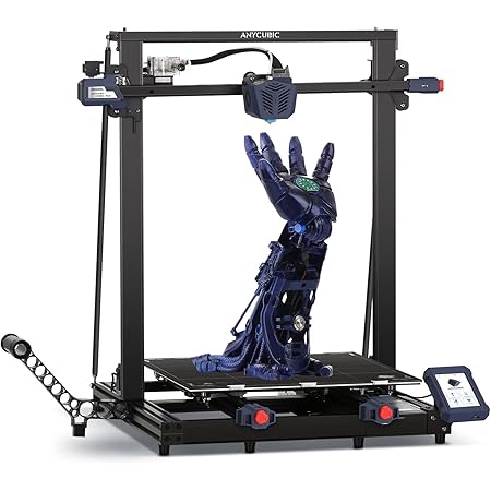 Anycubic Kobra Max 3D Printer, Large 3D Printer with Auto Leveling Pre-Installed, Stronger Construction and Higher Precision, Filament Run-Out Detection Easy to Use, Big Size 17.7" x 15.7" x 15.7"