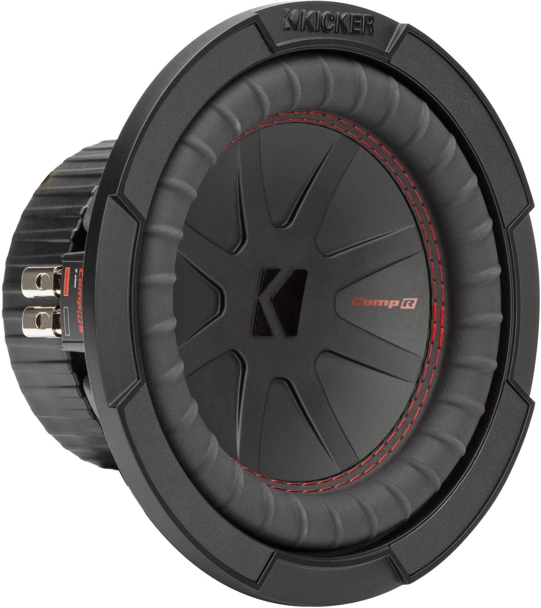 KICKER CompR 8"(20cm) Subwoofer, DVC, 2-ohm, RoHS Compliant