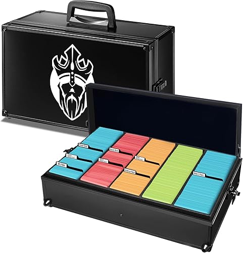 Estuche de almacenamiento para tarjetas de juego (BBBSTORM Edition)  La funda es compatible con Magic The Gathering, MTG, todos los juegos de cartas
