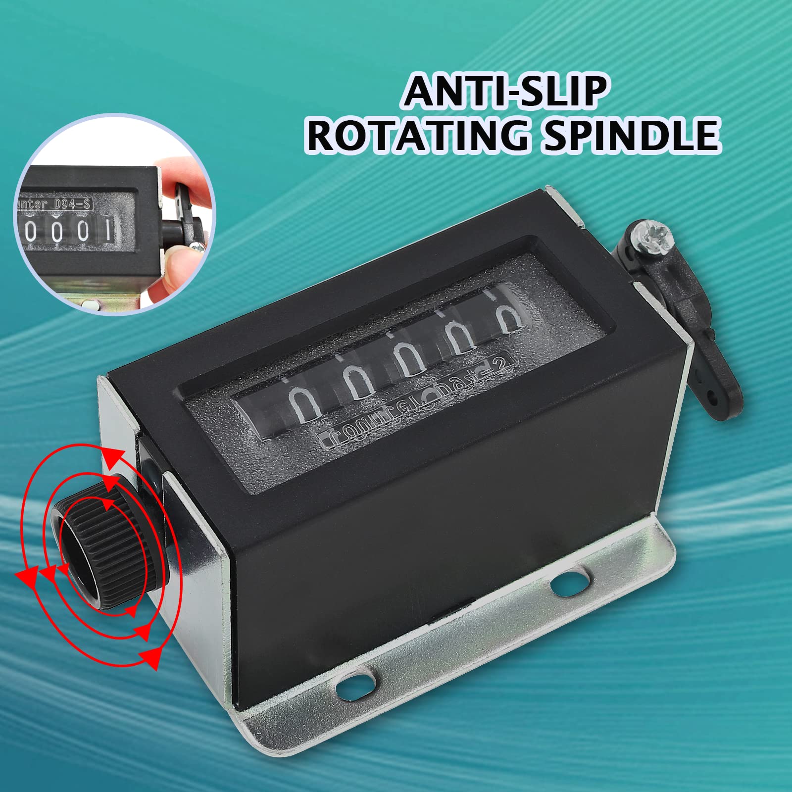 Amazon.co.jp: Mecion 6桁メカニカルカウンター リセット可能な