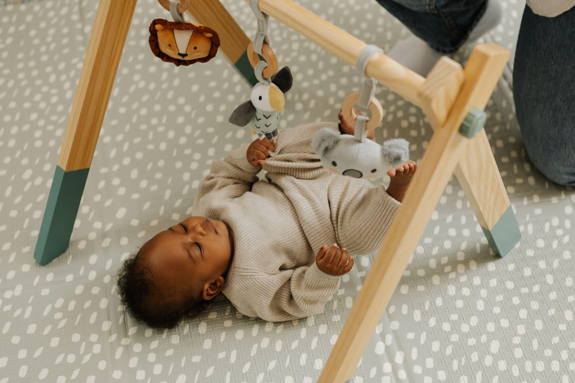 Houten Babygym Olifant Bieco – Activiteitenspeelgoed Baby