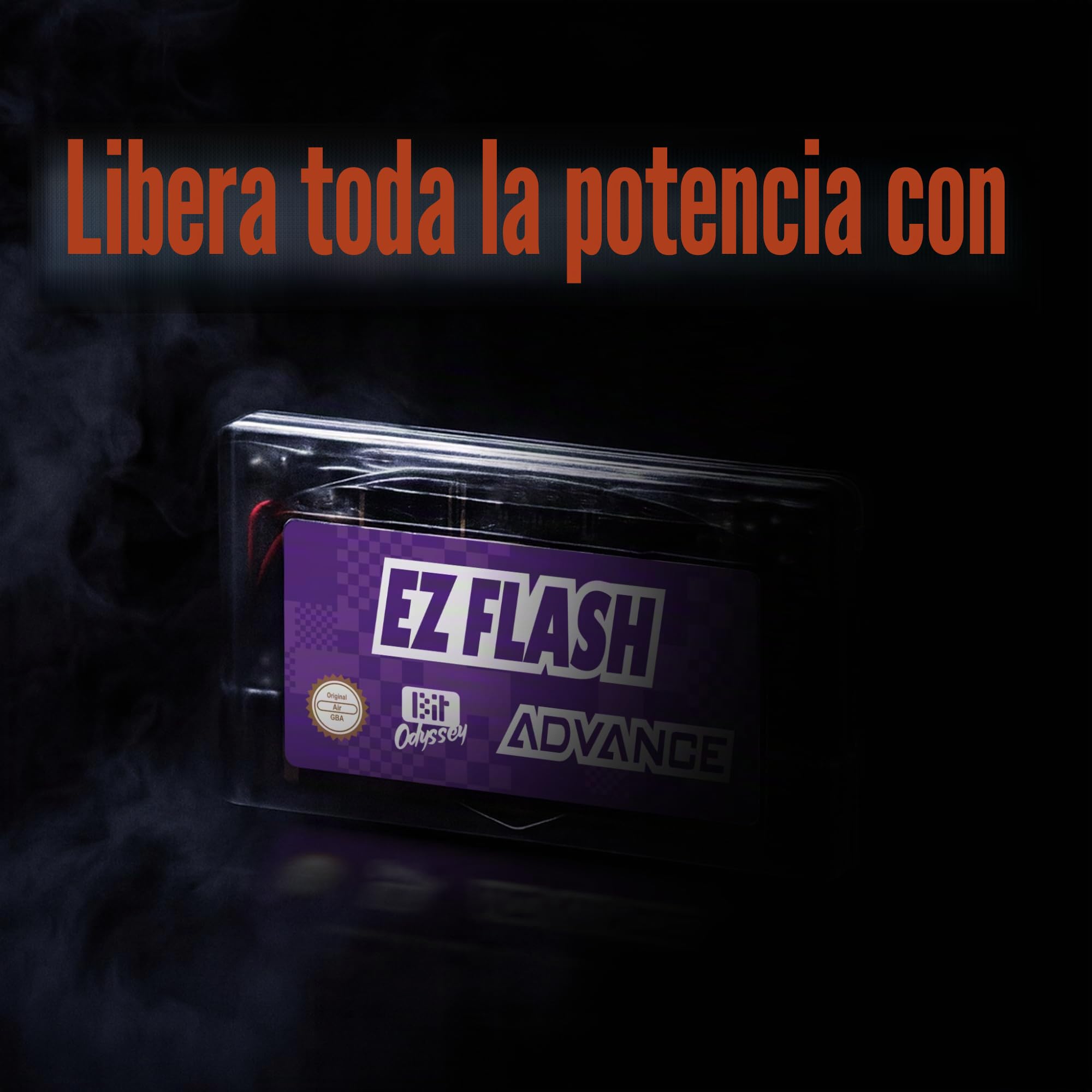 EZ Flash AIR Advance. Carrito flash con temática retro para GBA + tarjeta SD de 32 GB precargada con juegos | Embalaje de coleccionista