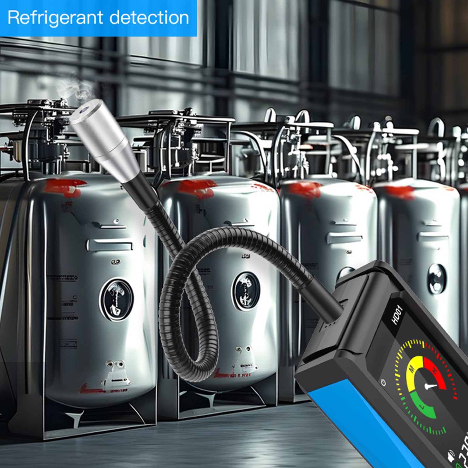 Analyseur de gaz réfrigérant Multifonctionnel avec détecteurs de gaz ABS légers de Haute précision ABS pour transducteur de Chlore de réfrigérateur