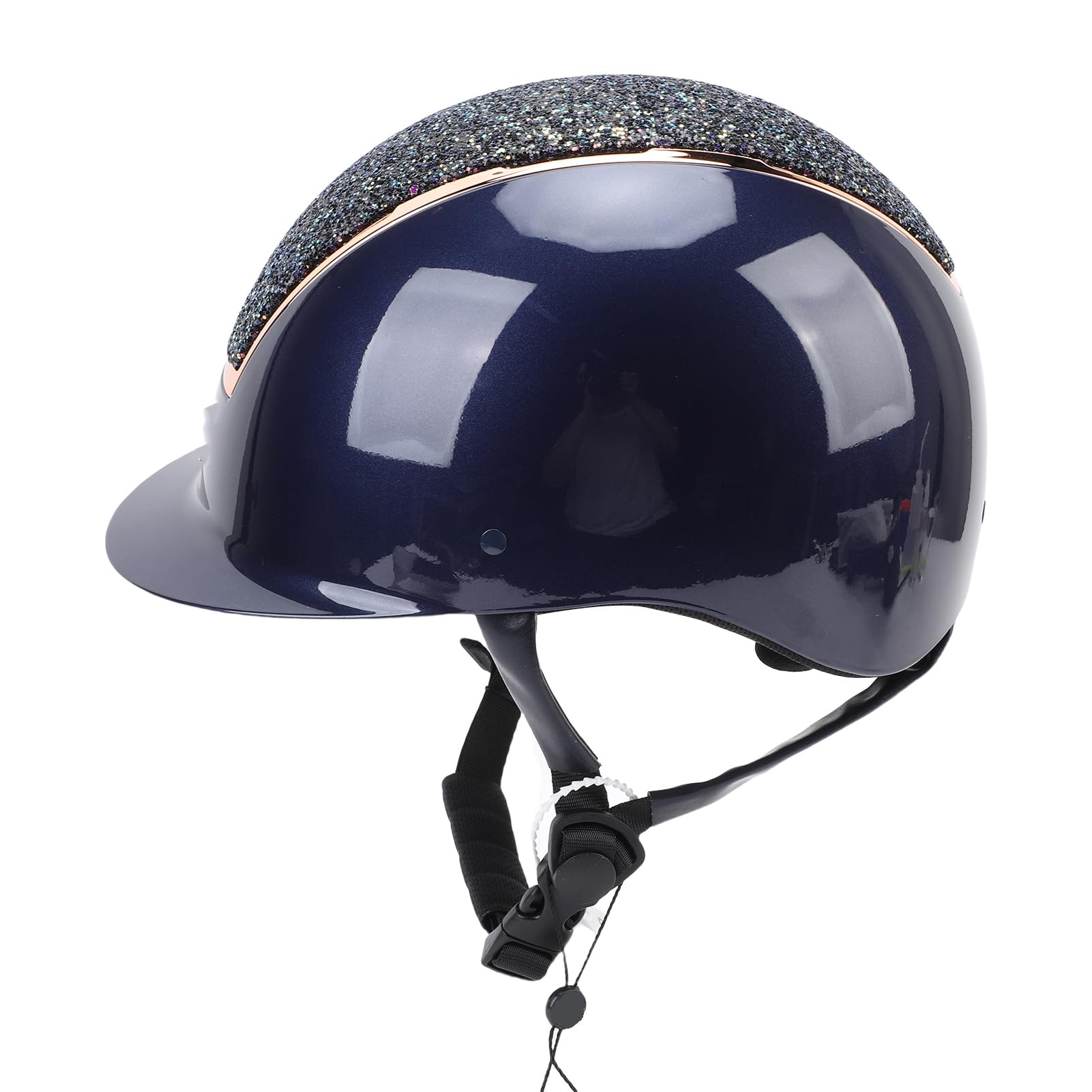 Casco para Montar a Caballo, Casco Ecuestre Protector Transpirable Ajustable ABS EPS con Forro Desmontable, para Equipo de Equitación (L)
