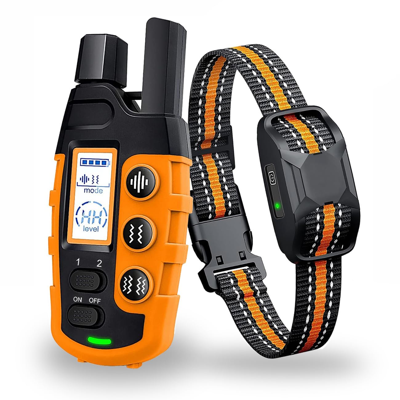 Anti Barking Collar with Remote 3300ft, Dog Training Collar for Small Medium Large Dogs with Vibration/Sound & Safety Lock