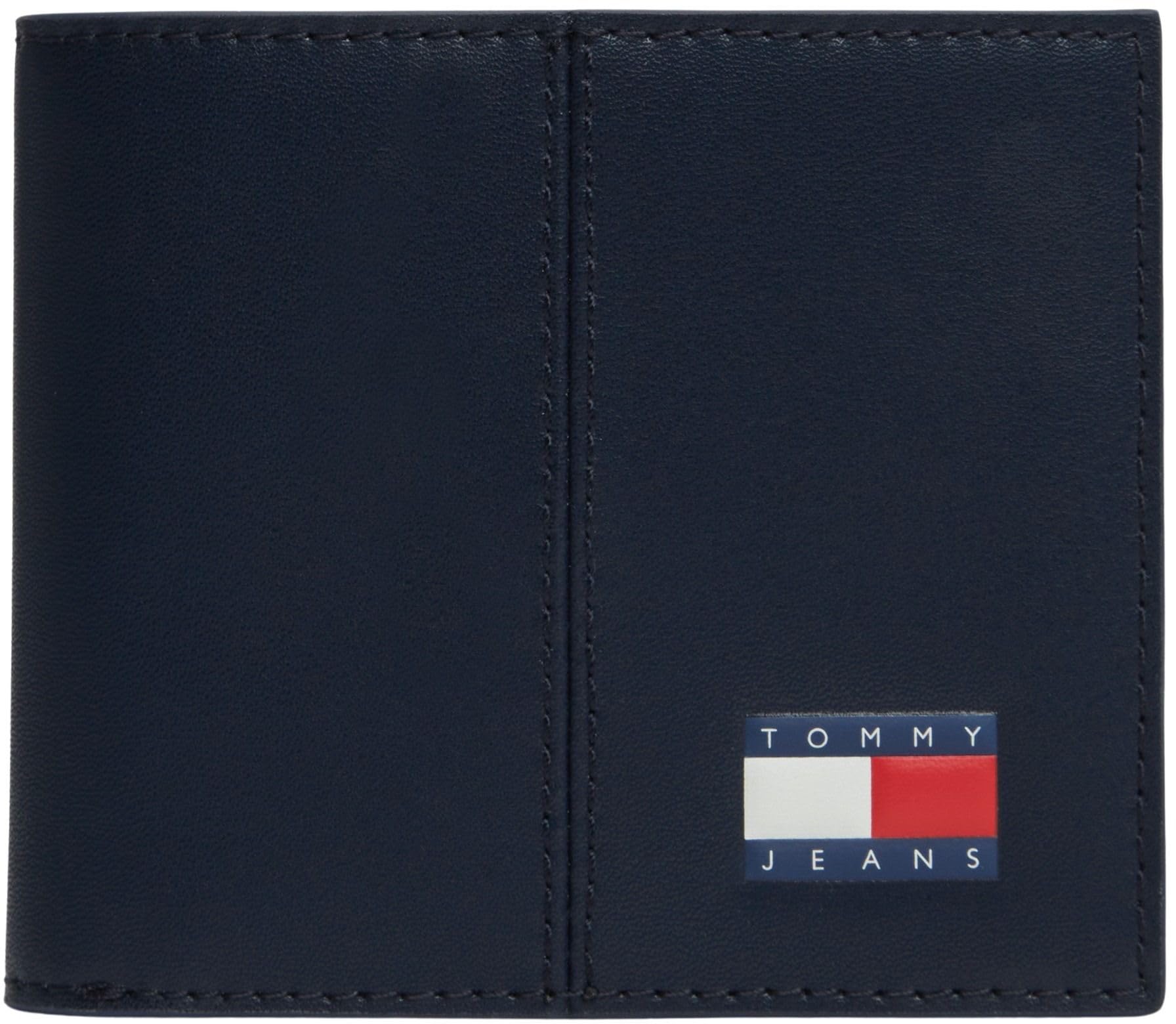 Tommy Jeans Men's TJM Heritage Cc Wallet AM0AM14281 Bifold, Blue (Dark Night Navy), One Size