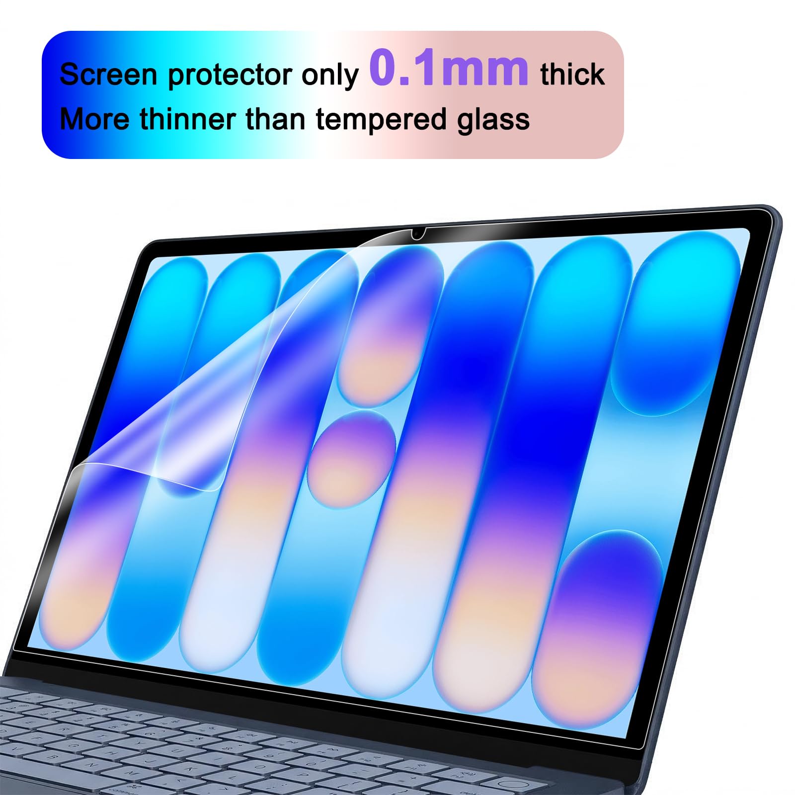 2 pellicole proteggi schermo per MacBook Neo 13" A18 Pro A3404 2026 5H PET HD ad alta definizione antigraffio e antipolvere (opaco)