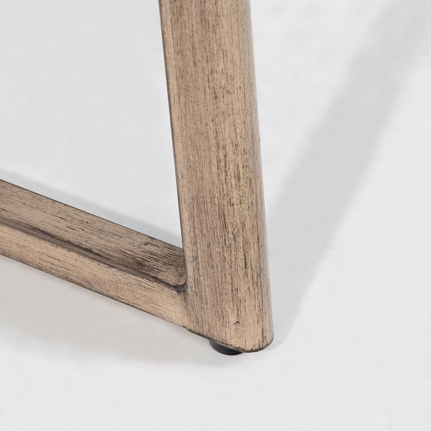 Ulax furniture Outdoor Side Table, Concrete End Table for Indoor/Outdoor