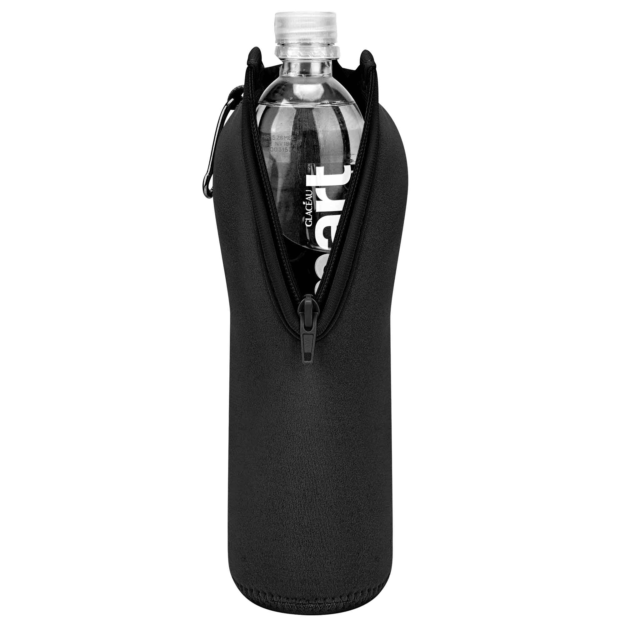 Linkidea Disposable Water Bottle Sleeve Compatible with Smartwater 33.8 Fl Oz, LIFEWTR 33.8 Fl Oz, Insulated Neoprene Plastic Bottled Water Cover