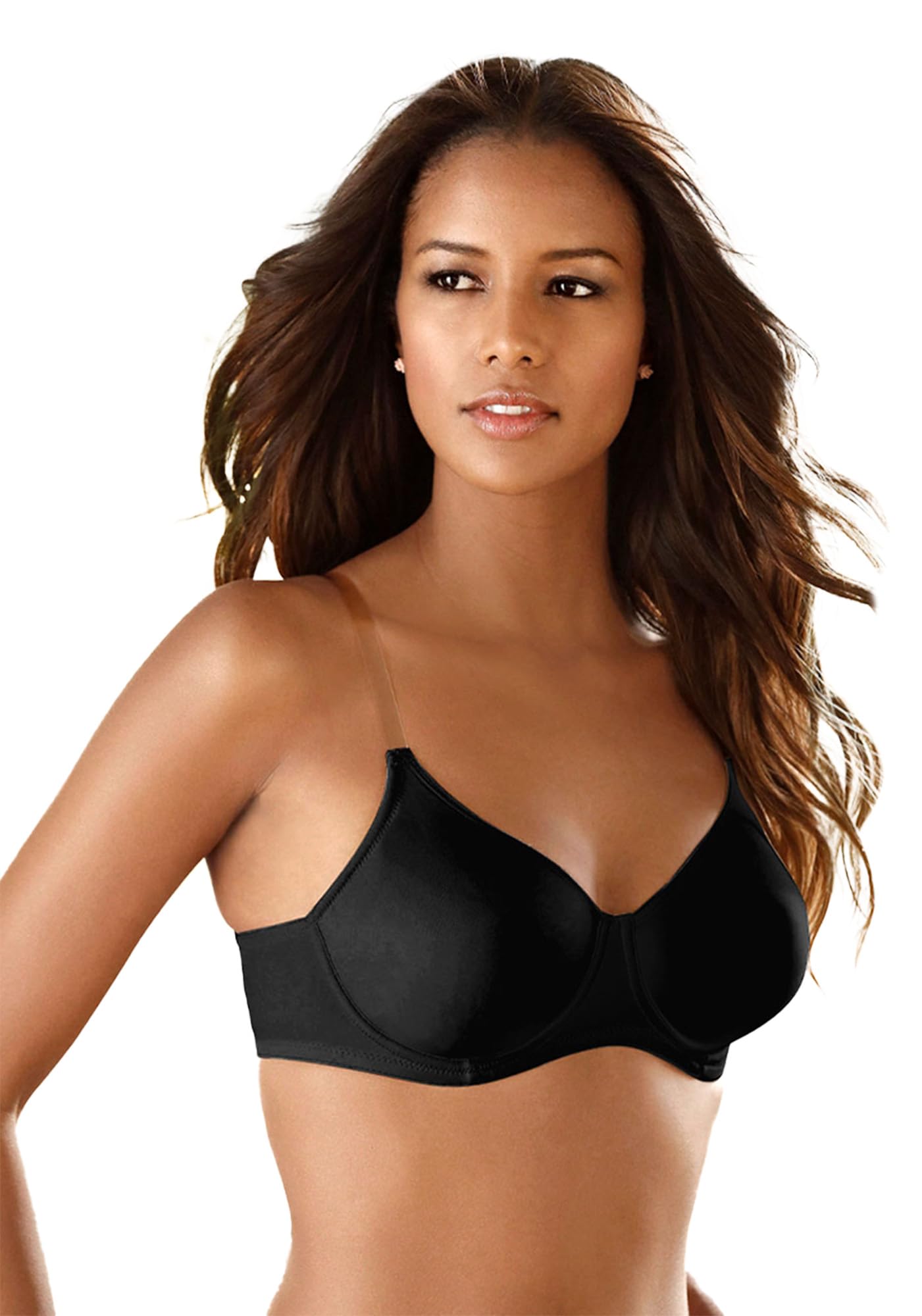 LASCANA Clear Strap Underwire T-Shirt Bra