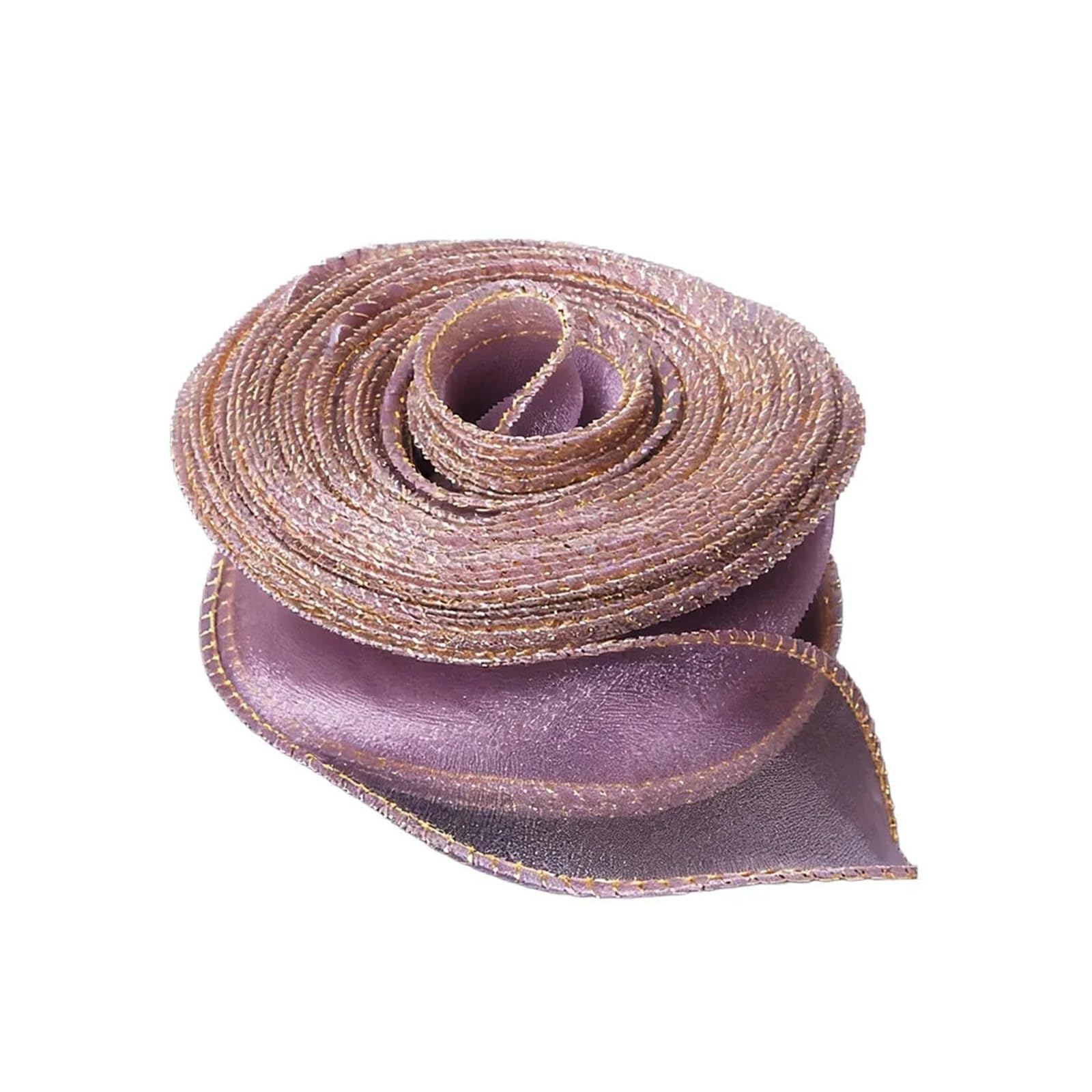 Chiffonband, Organzaband, Drahtdesign, einfarbig, Satin-Garn, Basteln, für Geschenkverpackungen, Urlaubsdekoration, 8 Stück
