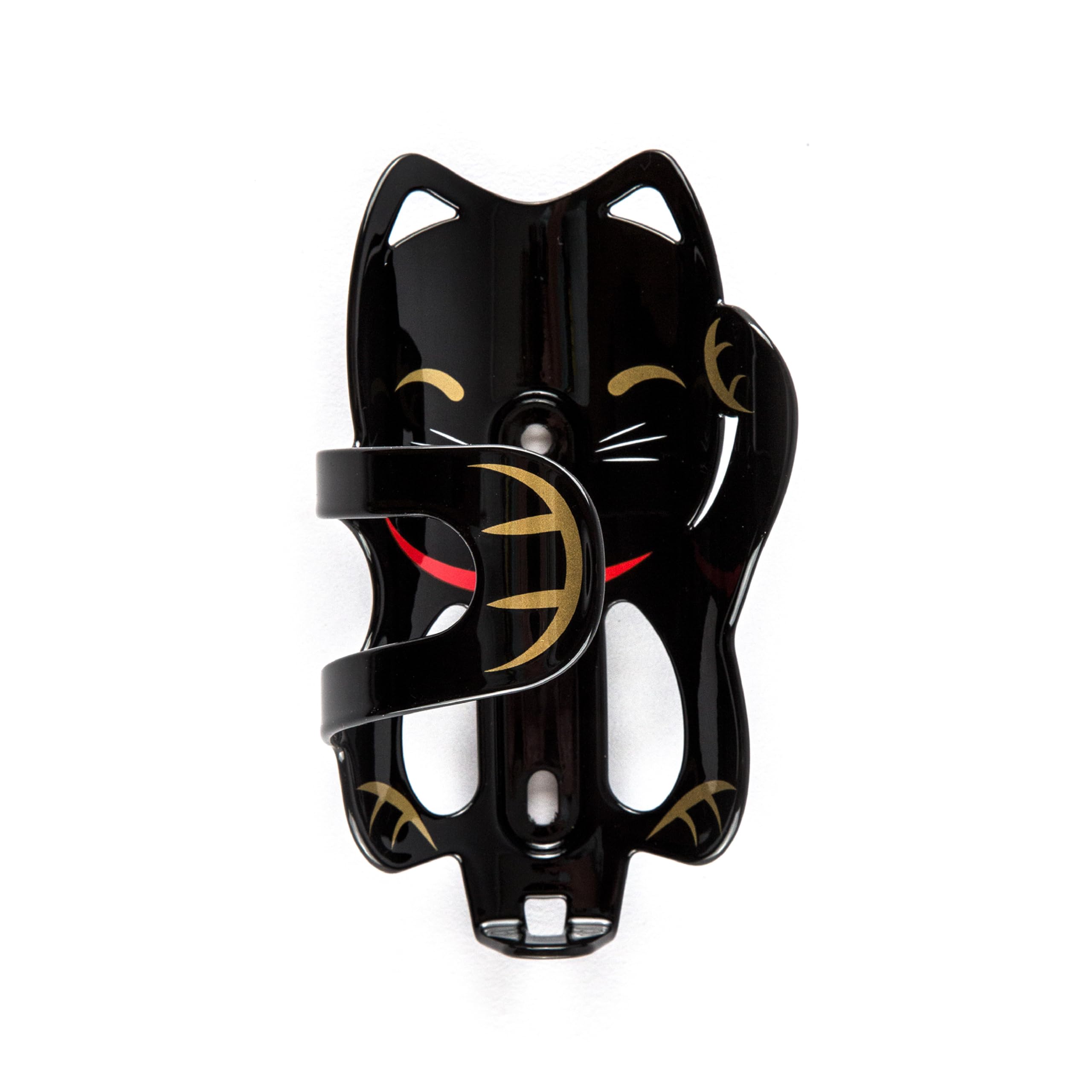 Portland Design WorksWater Bottle Cage - Lightweight Water Bottle Holder for Bikes, Lucky Cat Cage, Black