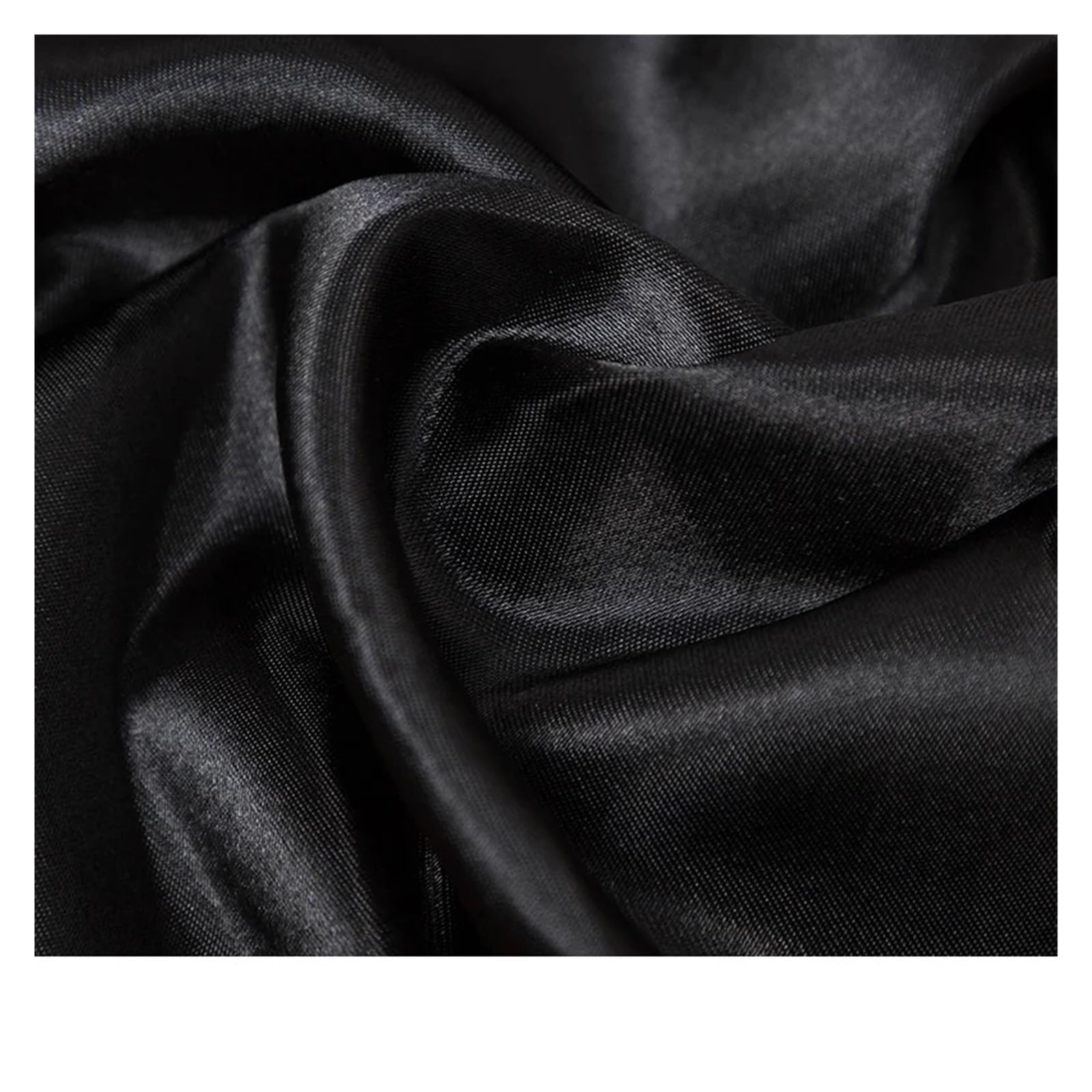 Satin Fabric Lining Soft and Shiny Silk-Like Material,for Clothing, Garments, DIY Craft, Wrapping(Color02,50X150cm)