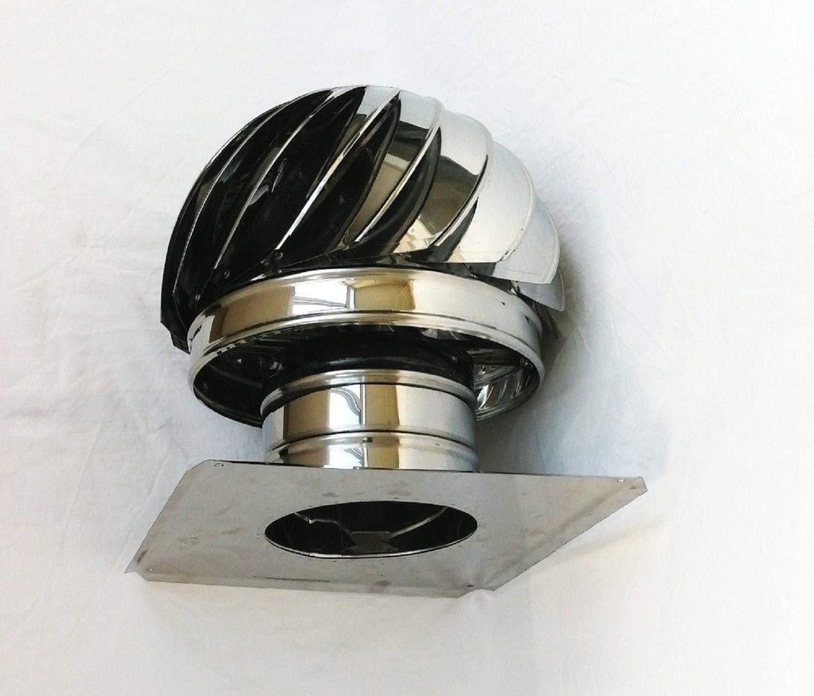 Schornsteinabdeckung Schornsteinhaube Schornsteinaufsatz Kaminplatte Kaminhaube Kaminaufsatz Kaminhut Schornsteingrundplatte Kaminhut (180mm 24x24 cm)