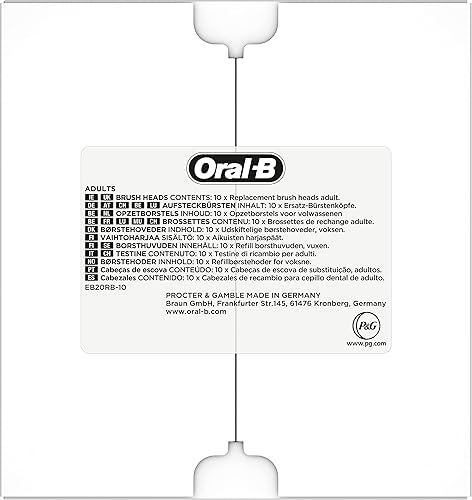 Oral-B Precision Clean - Juego de 10 pinceles con tecnología Cleanmaximiser, formato especial, 10 unidades