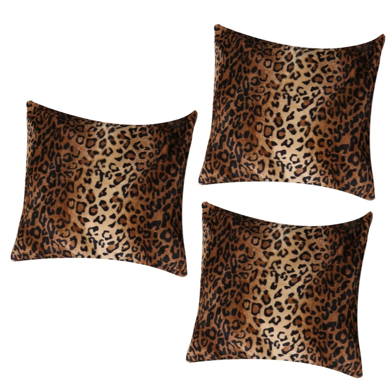 Housse de coussin animaux décorative lavable avec fermeture éclair pour chambre
