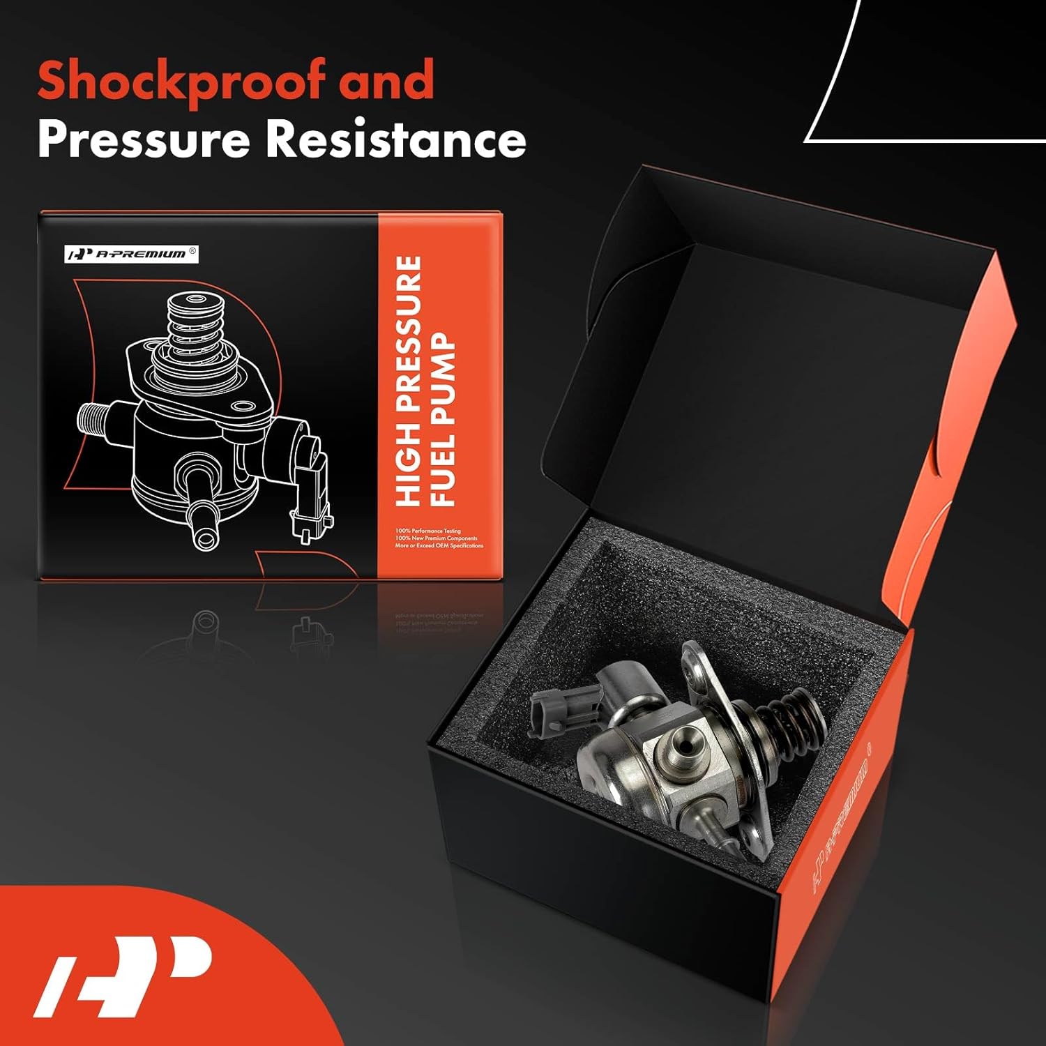 A-Premium Direct Injection High Pressure Fuel Pump Compatible with Ford Explorer 2016-2019, Escape 2017-2019, Fusion 2017-2020, Focus 2016-2018, Edge 2015-2018, Mustang & Lincoln MKZ MKC