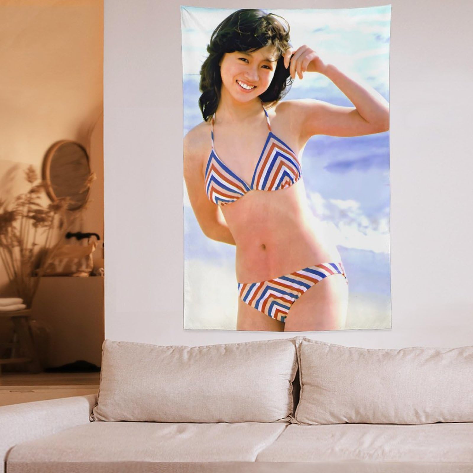 Amazon.co.jp: 中森明菜下着セクシー写真ポスター タペストリー 壁