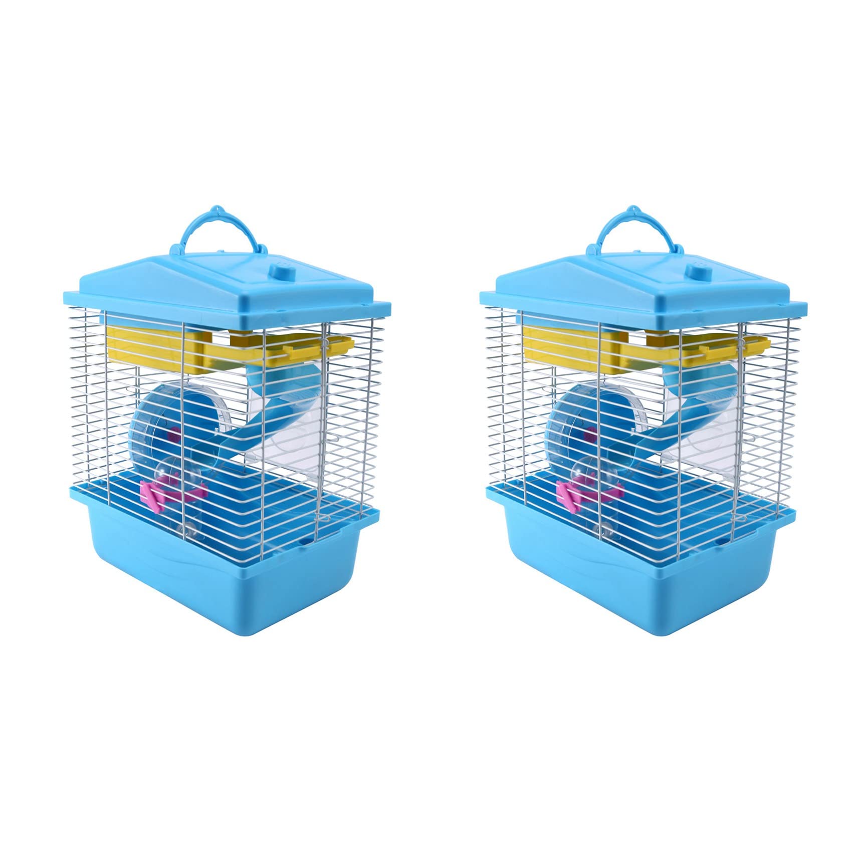 Chalet pour hamster double couche pour observer votre animal jouer