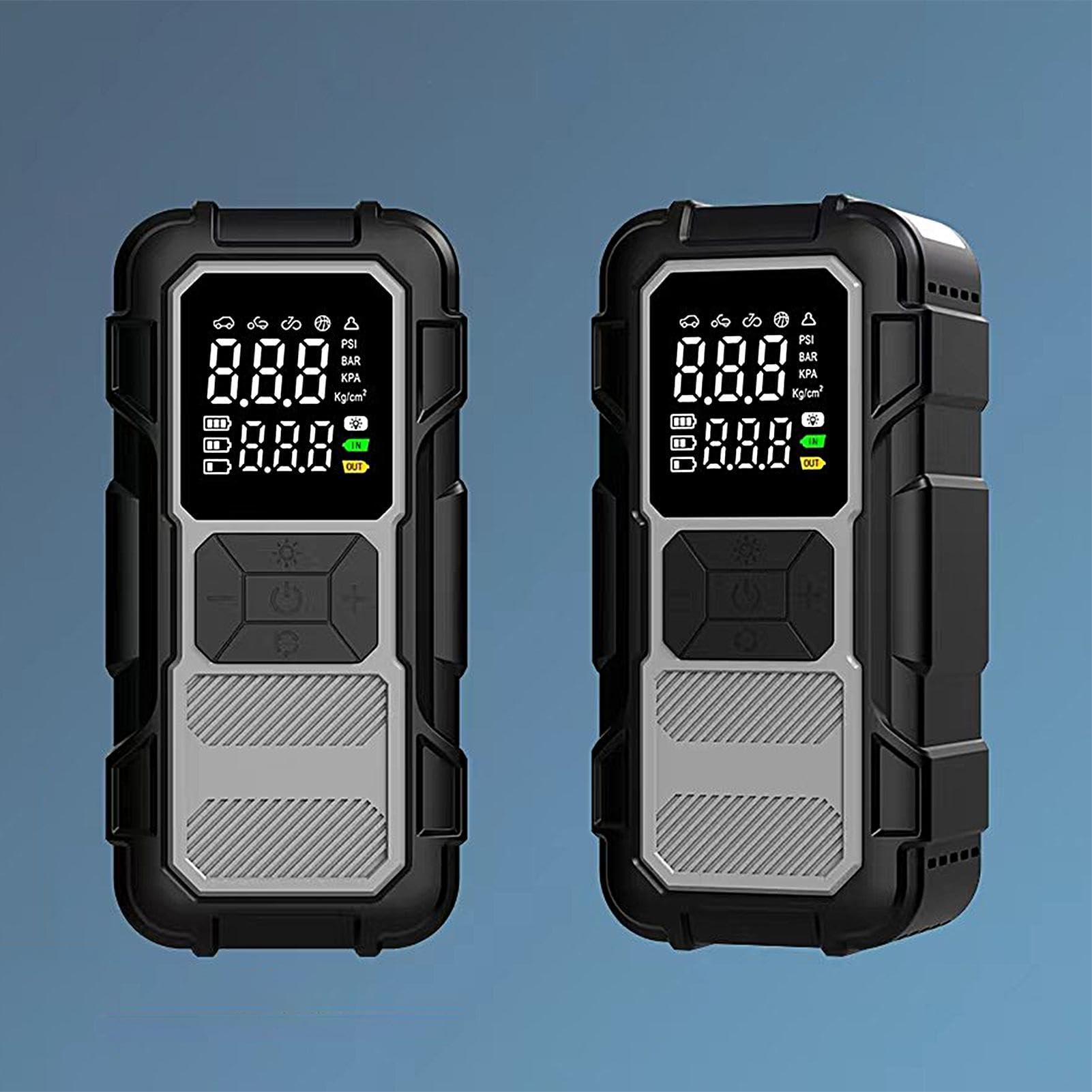 Generico Avviatore di Emergenza Portatile di Illuminazione LED 12V 4000A | Starter di Emergenza per Batterie Auto Scariche per Gonfiaggio Pneumatici e Spostamenti Urbani Quotidiani