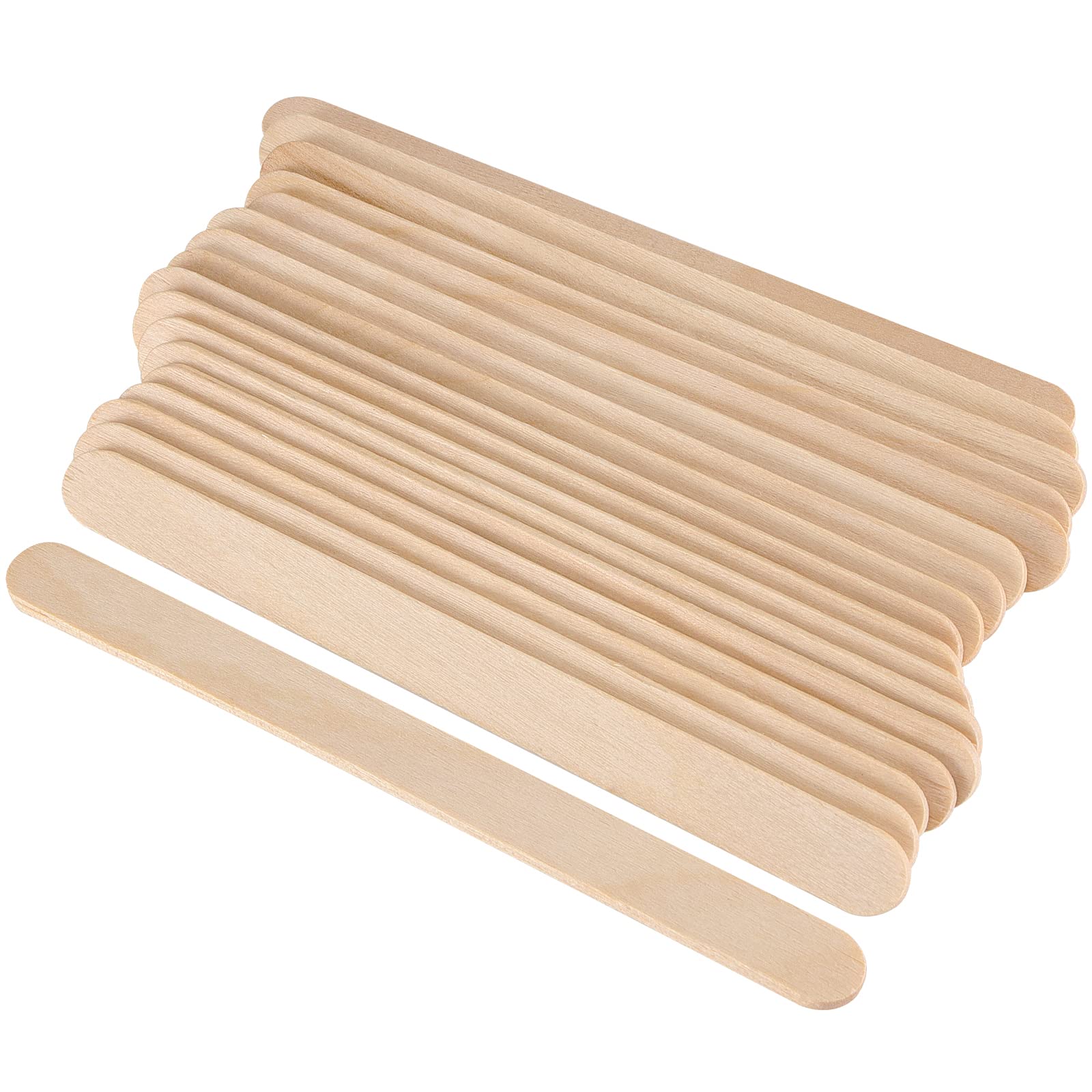 KEILEOHO 2000 bastoncini per lecca lecca, 11,4 cm, bastoncini in legno di betulla, 114 x 10 x 2 mm