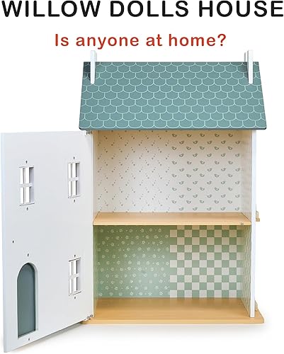 Miniatura 2 de Willow - Casa de muñecas grande de madera, un palacio mágico para el tiempo de juego con panel abierto oscilante, aumenta el tiempo de juego con