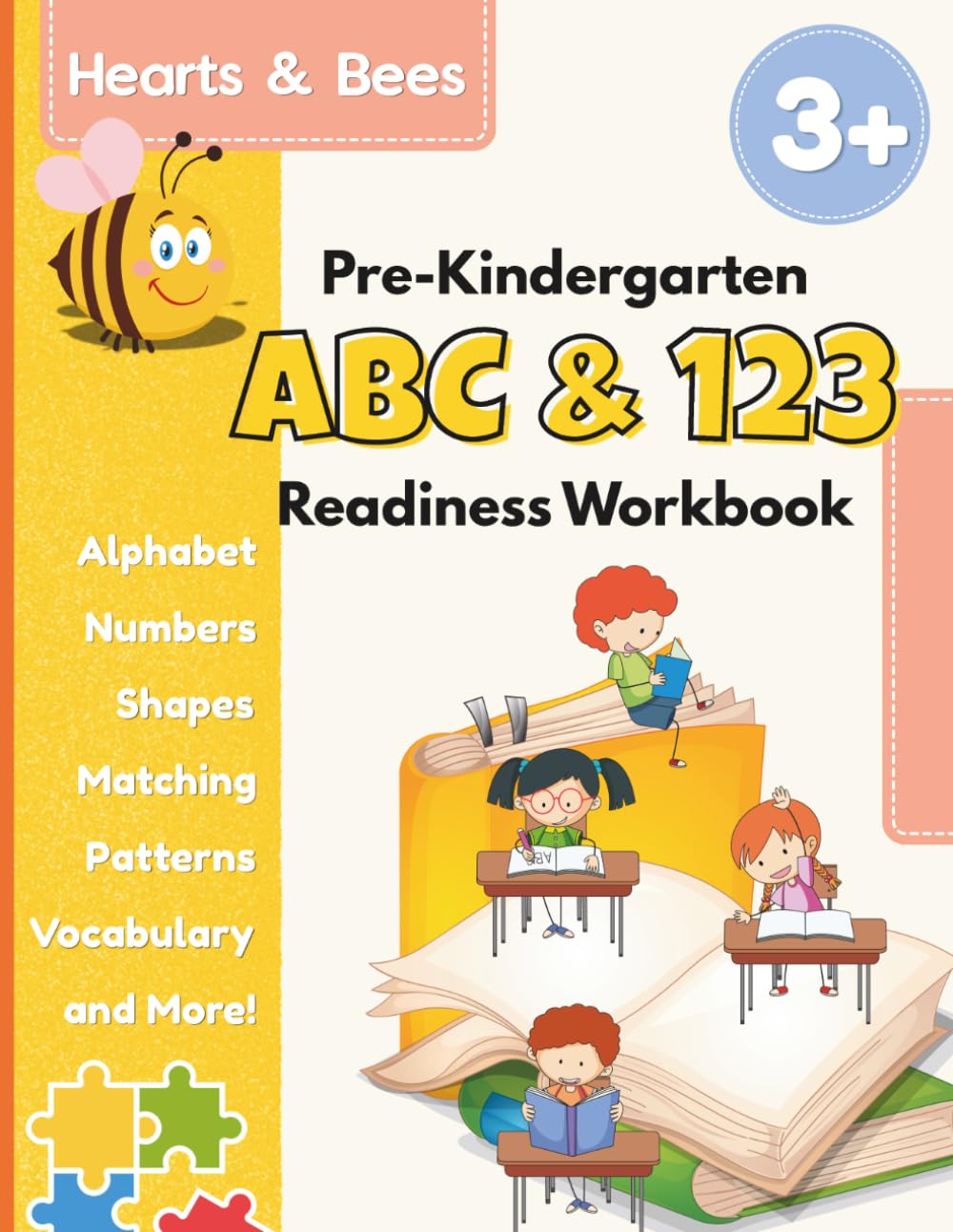 Pre-kindergarten ABC & 123 Readiness Workbook Ages 3-5: Alphabet Tracing, Numbers 1–10, and Preschool Learning Activities for Kindergarten Success