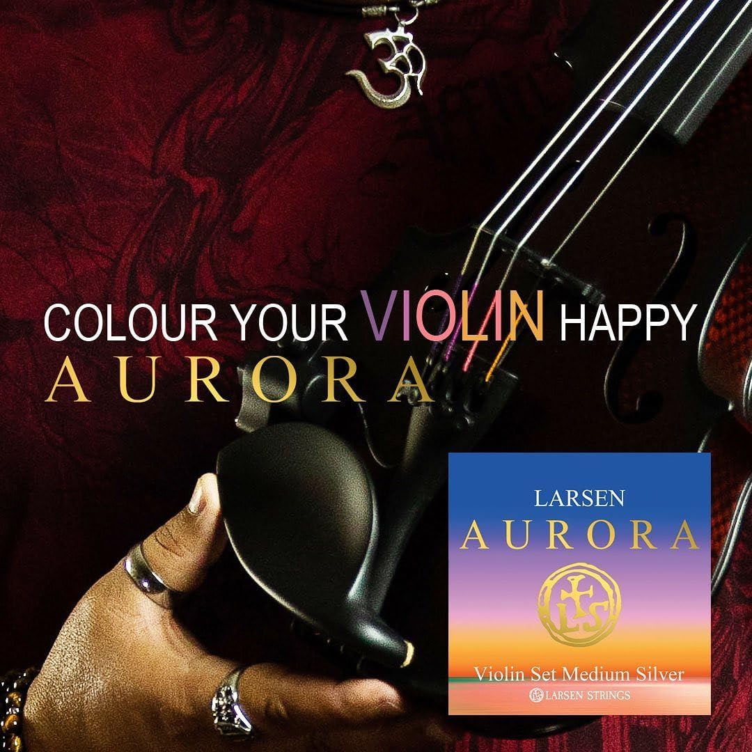 Larsen Aurora violin strings set 4/4 with D aluminium medium
