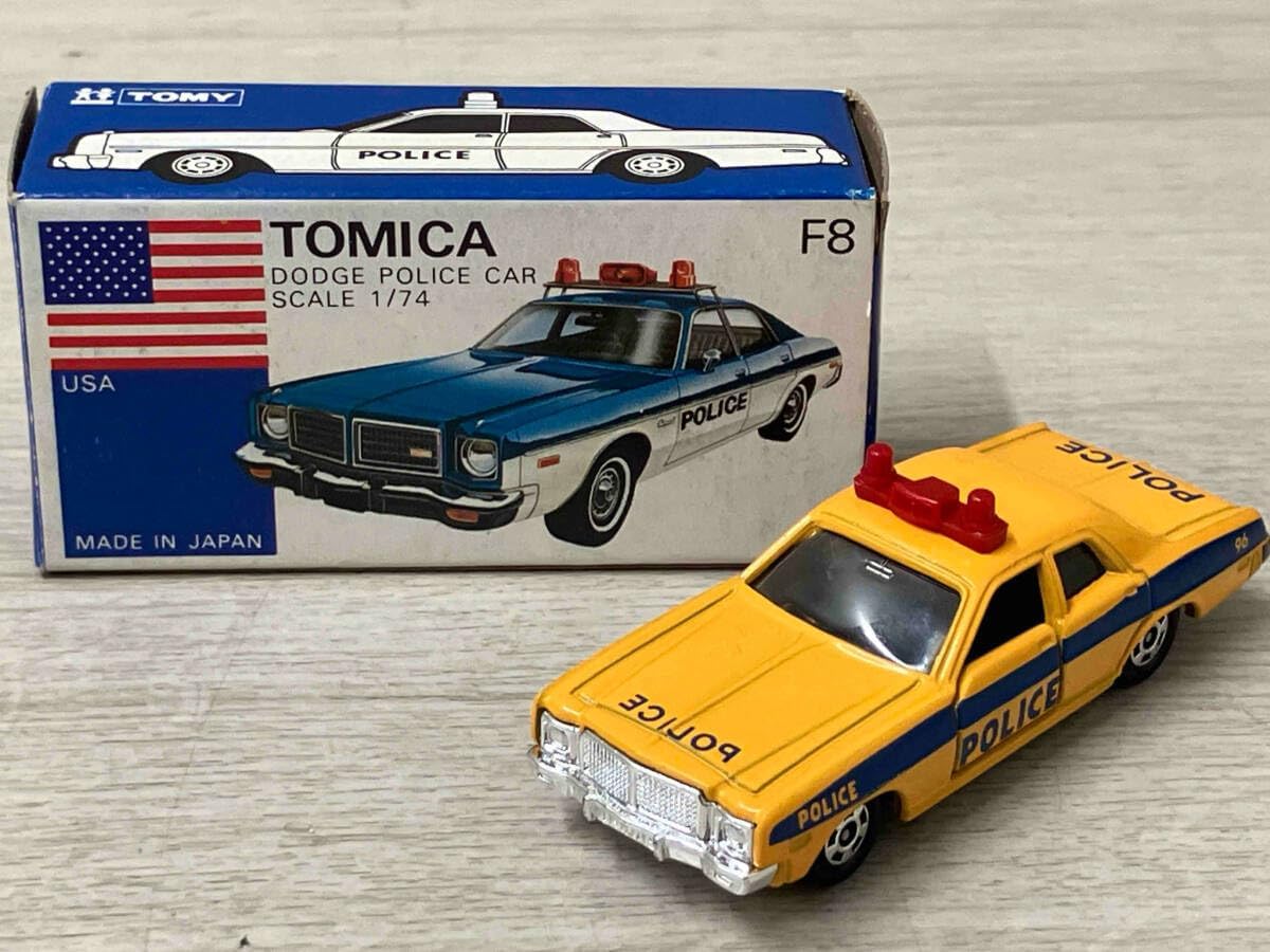 日本製　トミカ　アメリカンポリスカーフェア　ダッジコロネット　カスタム　F8 トミカ 外国車シリーズ F8 ダッジ コロネット カスタム ポリスカー