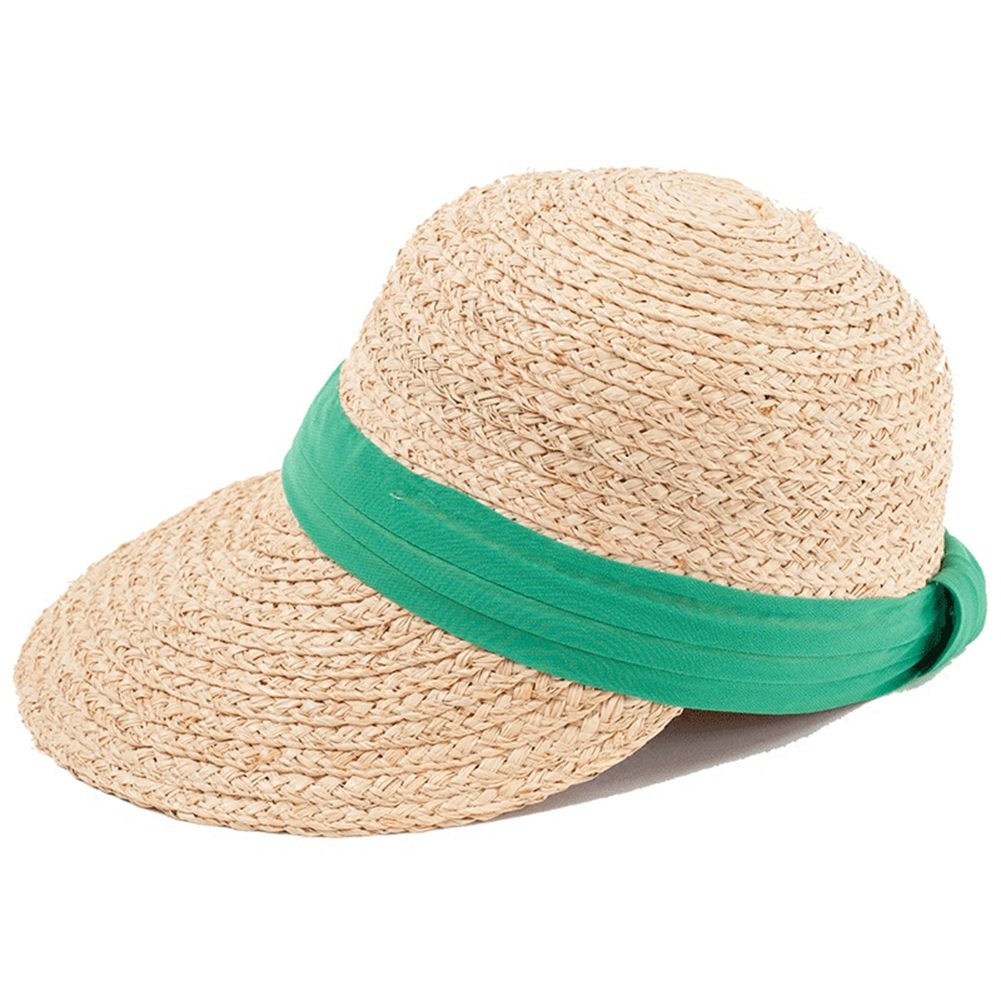 HAIPENG cap Summer Women's Outdoor Sun Hats Girls' Caps Visors Raffia Cap Sun Protection Wild Multifunction, 5 Colors Sun Hat (Color : 1#)