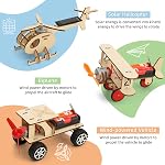 6 en 1 STEM Kits scientifiques pour les enfants 6-8, STEM Jouets pour les enfants 8-10, Puzzles en bois Modèle d'artisanat Kits d'avion de voiture, expériences scientifiques Construction de jouets 6 7 8 9 10 12 13 Année Vieux-anniversaire Cadeaux Garçons Filles