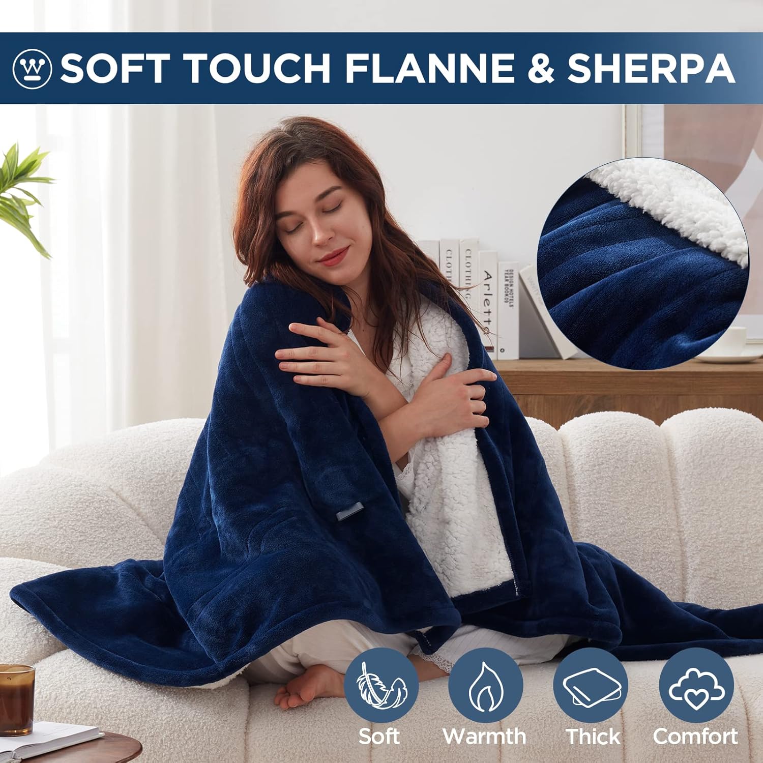 Westinghouse Heated Throw Blanket