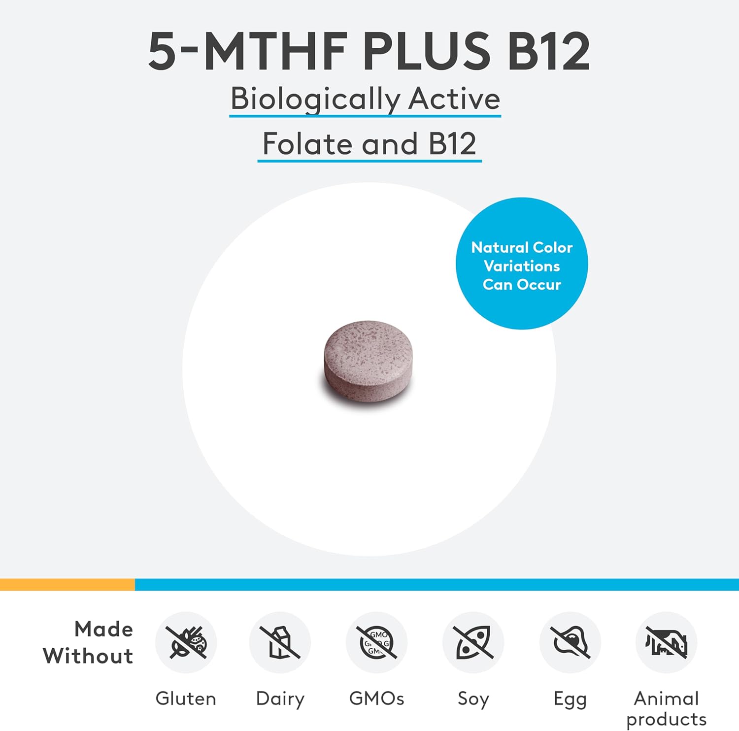 XYMOGEN 5-MTHF Plus B12 - Biologically Active Folate + Methyl B12 (Methylcobalamin) to Support Methylation and Nervous System Health - Great-Tasting Cherry Flavor (60 Quick-Dissolve Tablets) - Image 2