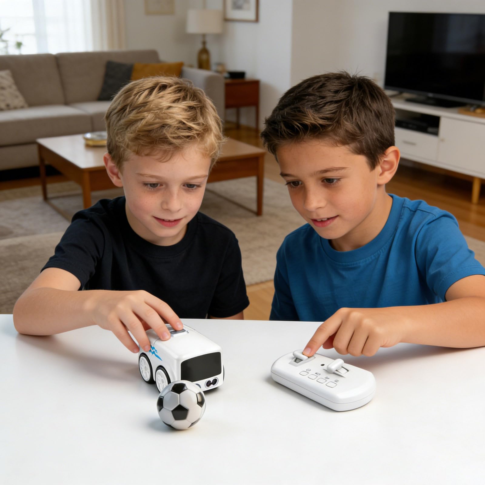 Autobús RC Con Sensor De Gestos Y Seguimiento De Línea – 4 Modos Interactivos – Luces Y Sonidos – Batería Incluida