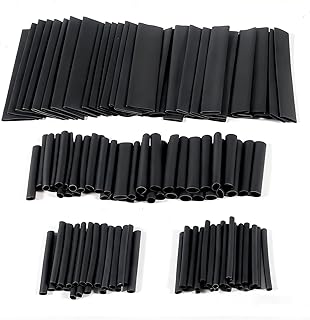 127PCS Heat Shrink Tubing 2:1 Wire Cable Assortment Wrap Waterproof Electric Insulation Tube Kit