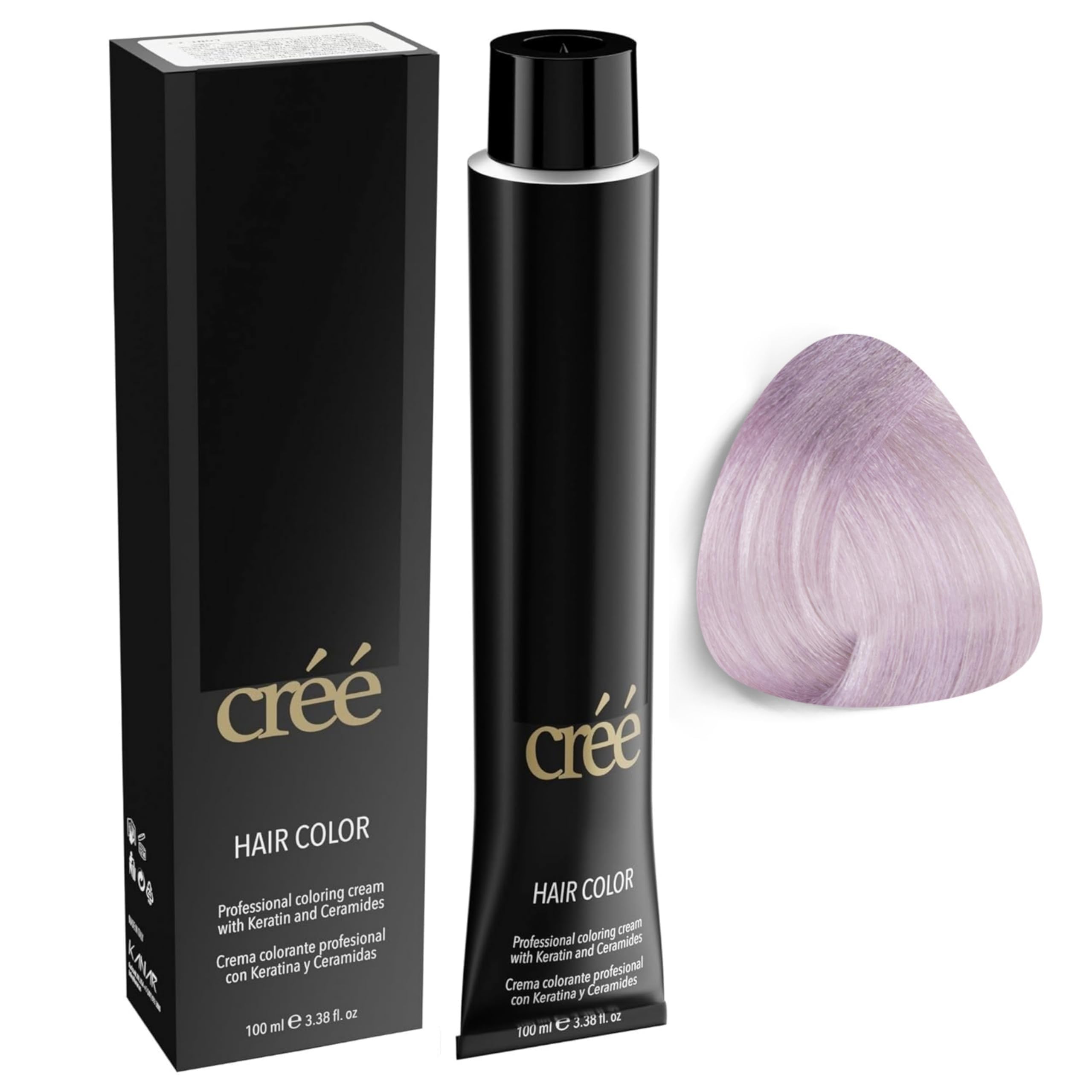 Cree Professional 9.21 - Very Light Lavender Blonde Permanent Hair Color - Long Lasting, Rich Vibrant - Gray Coverage 100ml - 3.4 fl.oz.