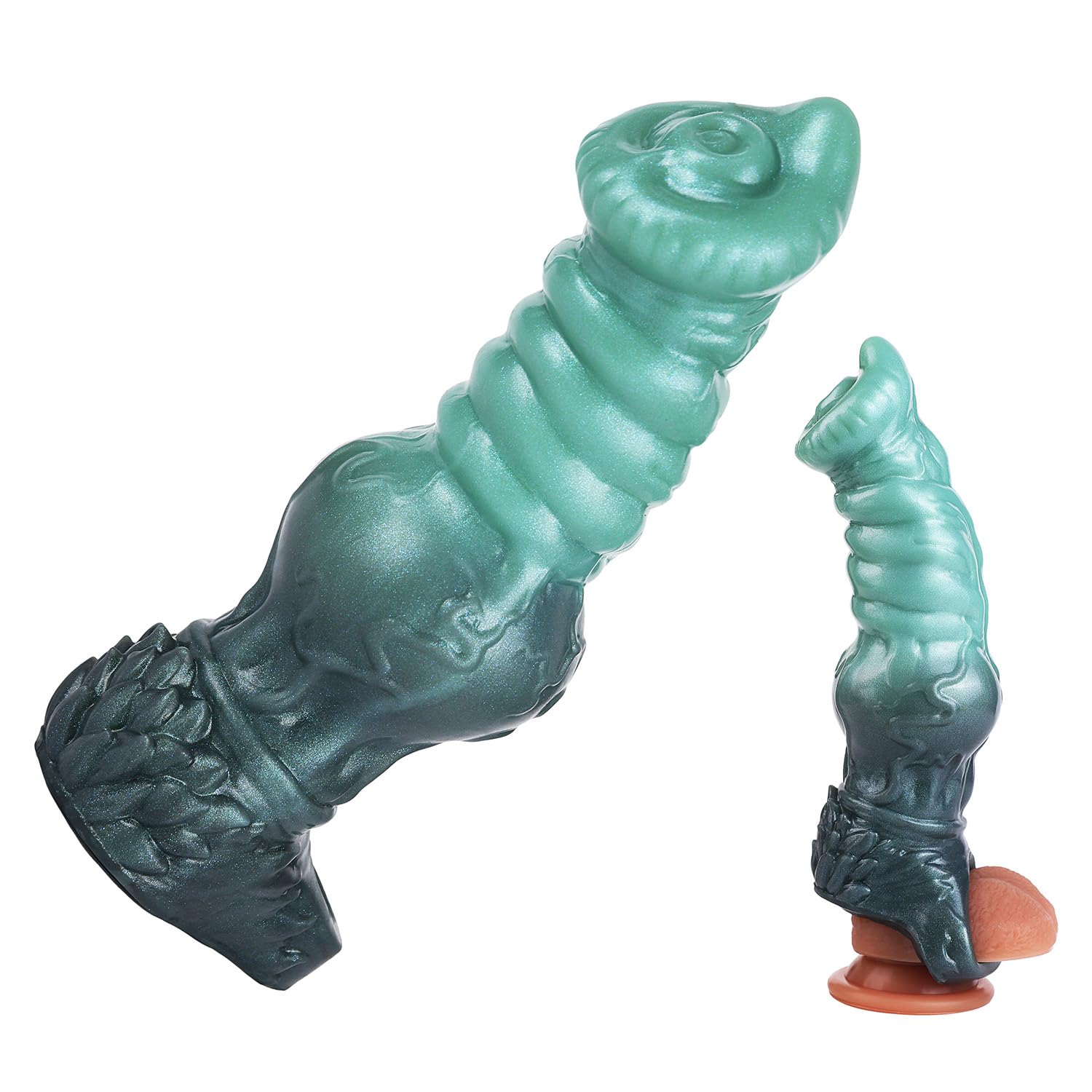 Monster Knotty Fantasy Dog Knot Penis Sleeve Enlarge Extender Sheath with Cock Ring, Girth Length Extender Prolong for Men Adult Game Tool