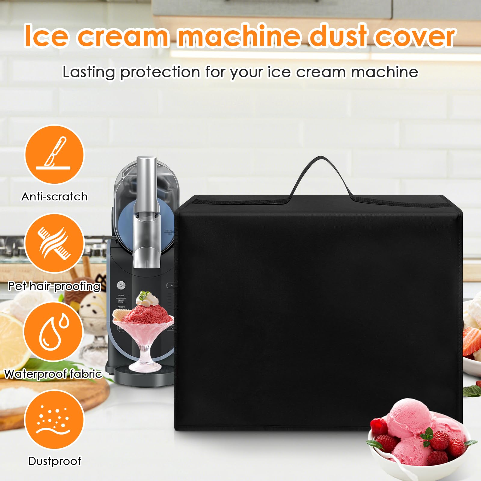 ZJRDYYK Slushie Machine Cover, Frozen Drink Maker Cover, Frozen Drink Maker Machine Cover for Ninja FS301 SLUSHi FS301C