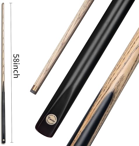 Miniatura 2 de Kmise Palos de piscina para adultos, 41"57"58", juego de tacos de piscina de madera dura de 468, 13 onzas20 onzas con puntas de latón de 130.394 in,