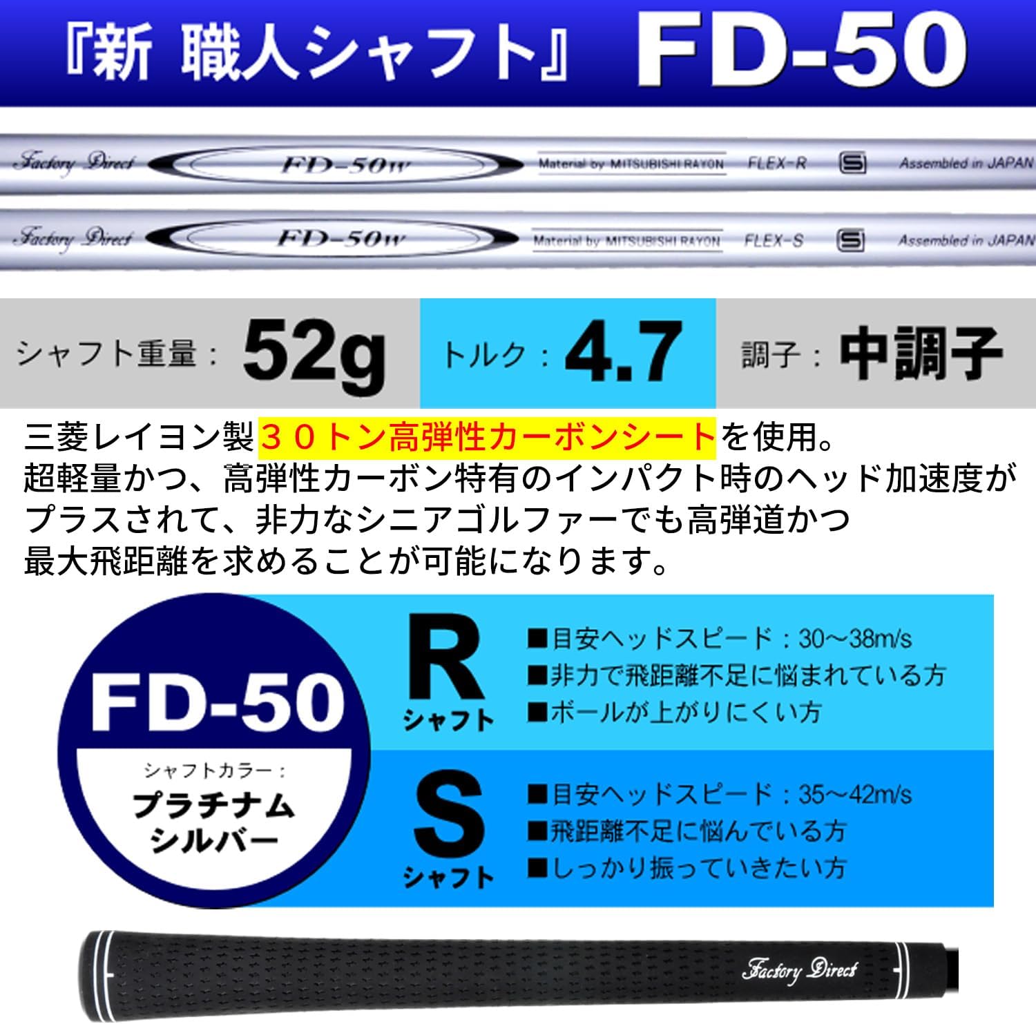 レフティ ラルージュHT 9W 左用 レフティ （FD-60：標準シャフト