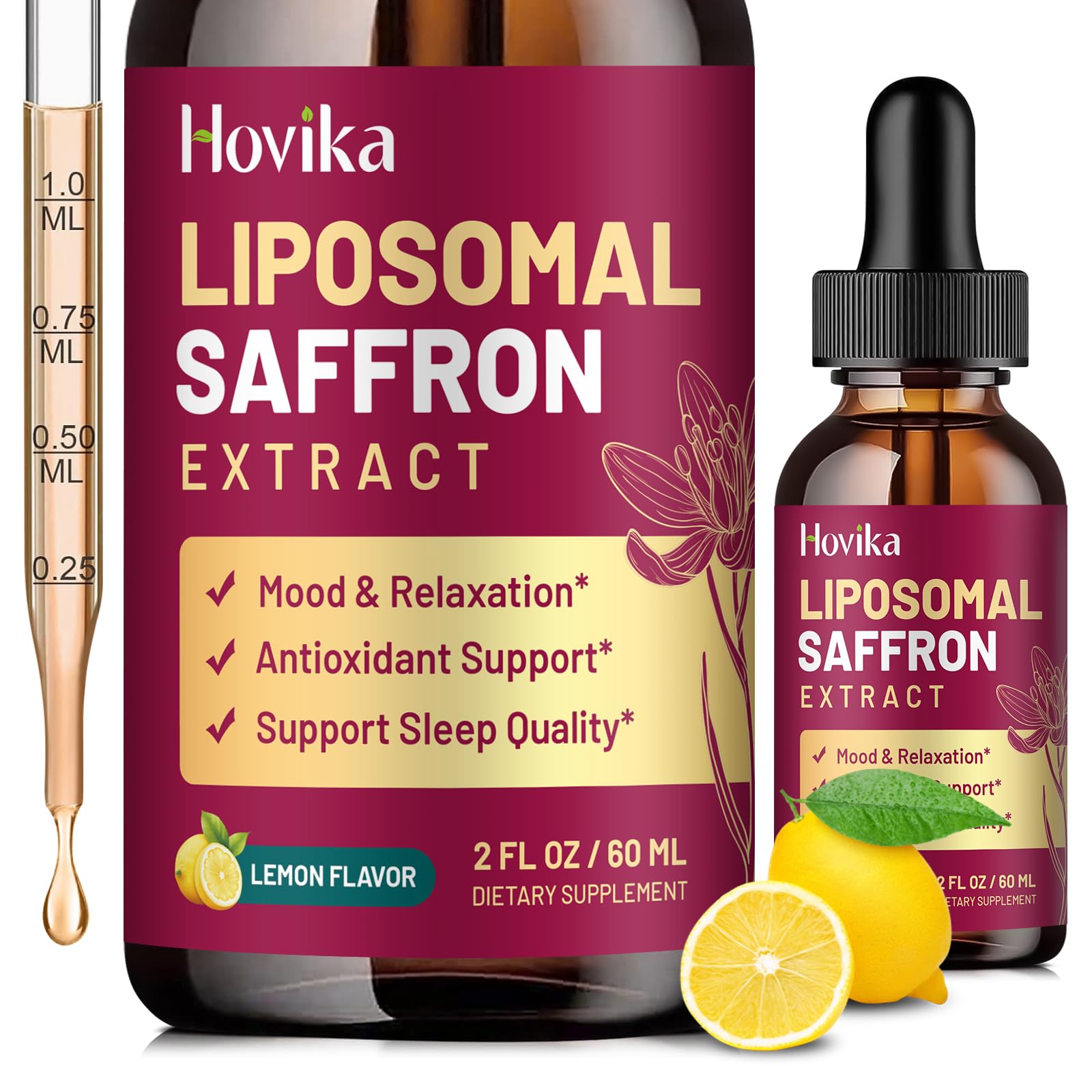 Amazon.com: Liposomal Saffron Supplements - 88.5mg Saffron Extract