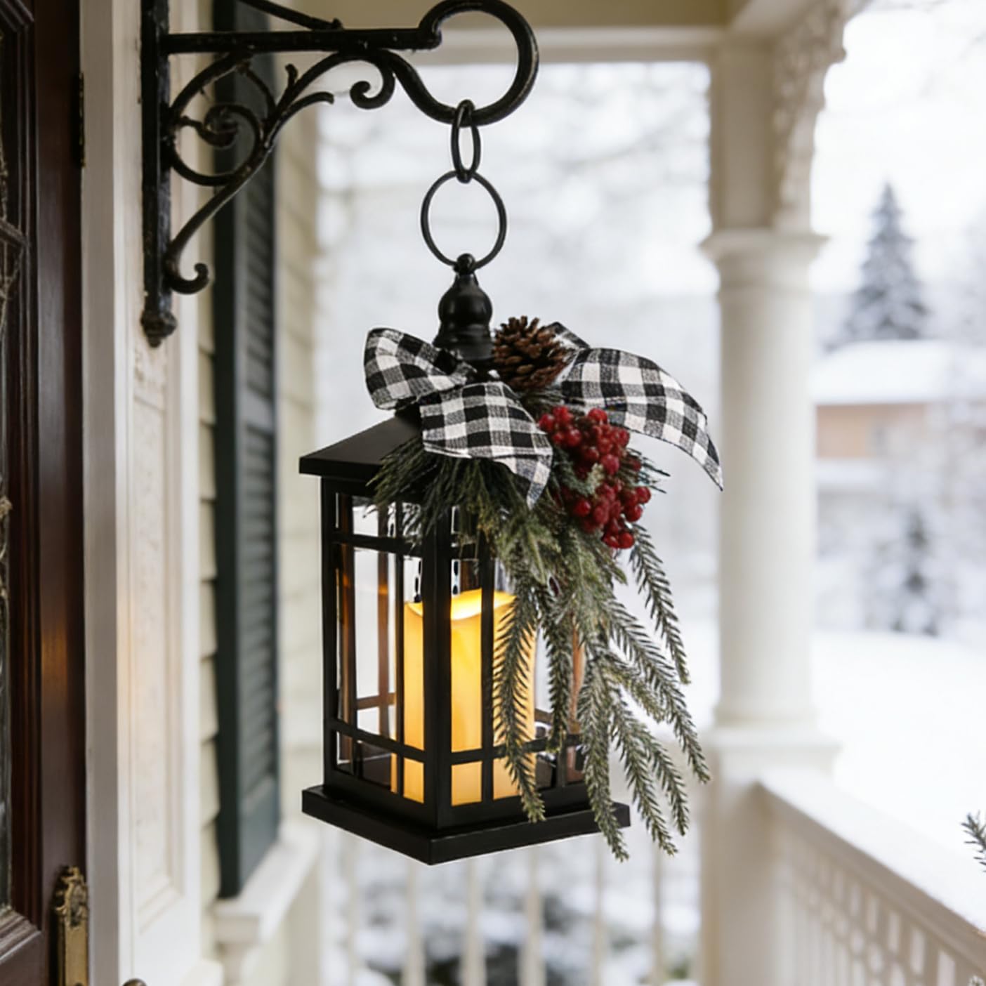 Lanterne di candela della decorazione di Natale (Lanterna di Natale-2)