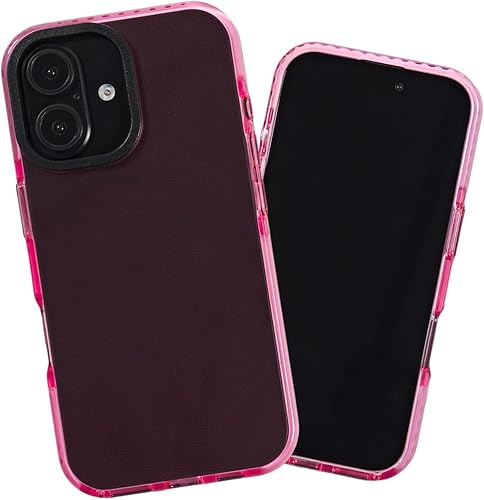 Miniatura 59 de SteepLab Funda de barrera para iPhone 14, protección de 360 grados que absorbe impactos con bisel elevado y colores llamativos (fresa roja
