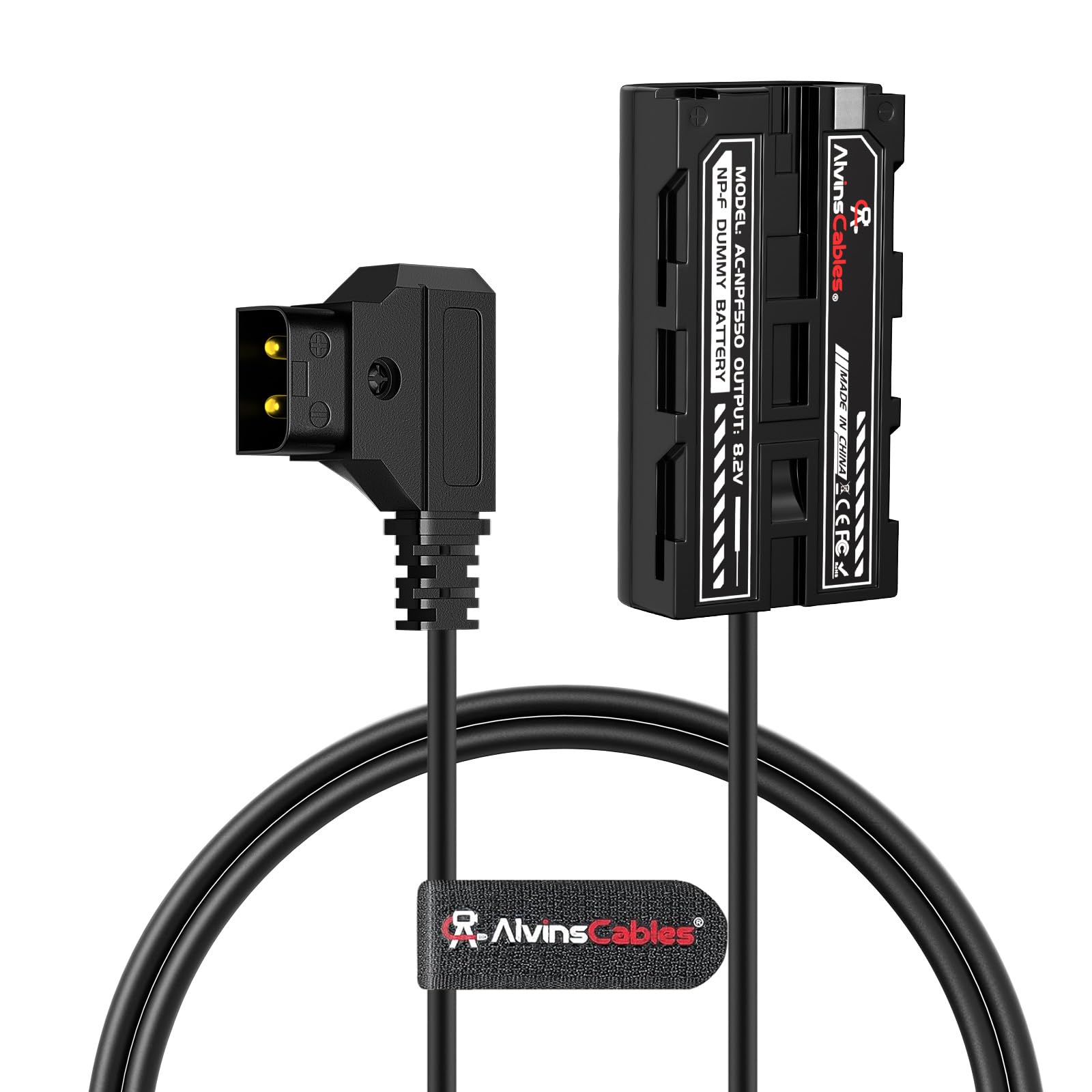 Amazon | Alvin's Cables NP-F550 ダミーバッテリー to D-Tap 電源