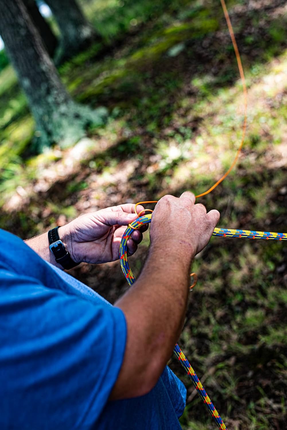 Teufelberger drenaLINE Climbing Rope – 32-Strand Polyester Arborist Rope : Sports & Outdoors