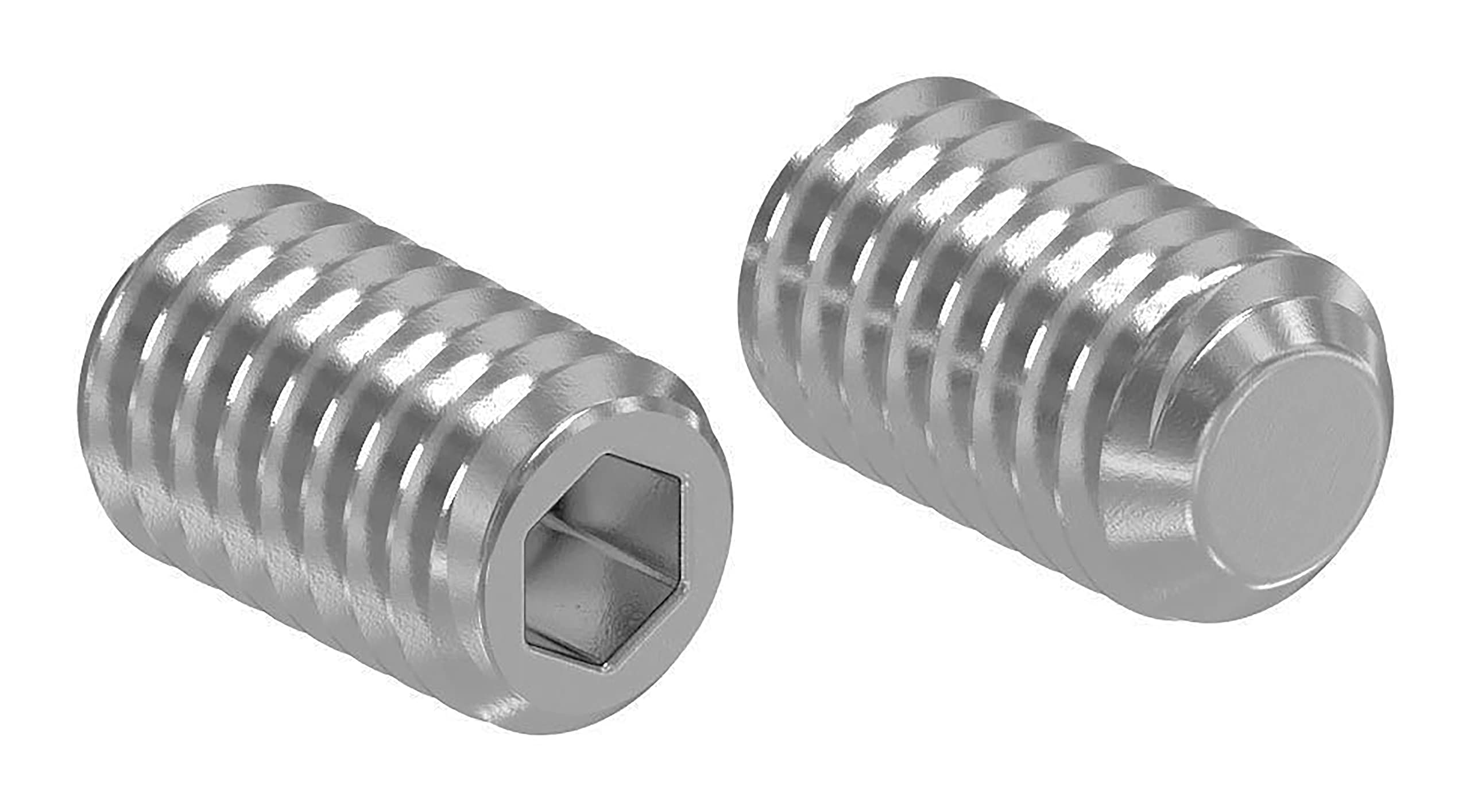 1x Gewindestift M6x16 (DIN 913 - ISK & Kegelkuppe, A2) - , 0,07 1x Gewindestift M6x16 (DIN 913 - ISK & Kegelkuppe, A2) - , 0,07