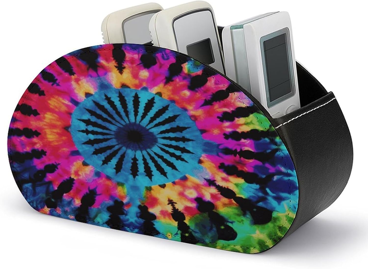 Exotic Tribe Tie Dye Style PU Leather Remote Control Holder