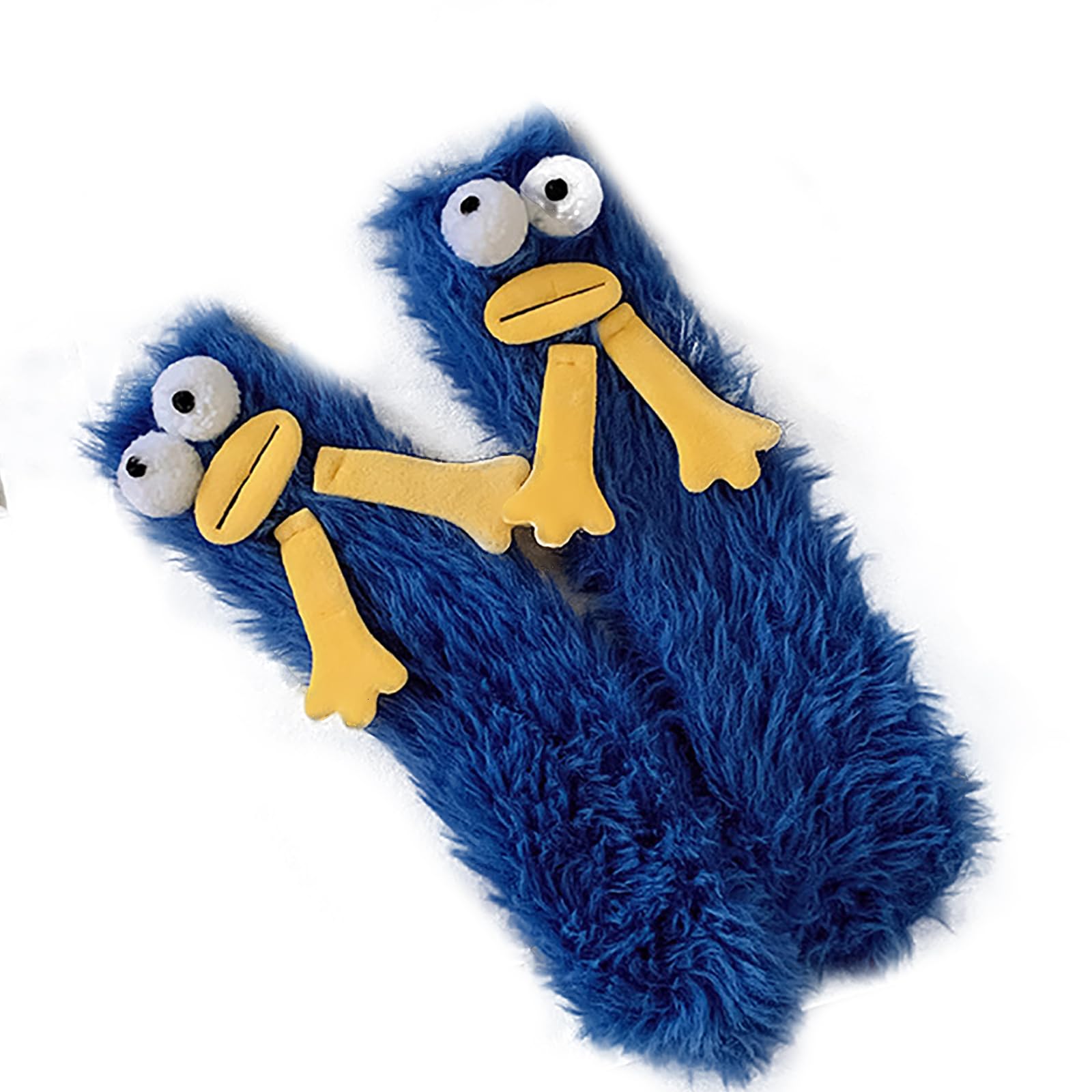 Ezrch Warm Cozy Fluffy Cartoon Monster Socks, Womens Fuzzy Socks, Soft Cozy Plush Fluffy Socks Winter Warm Slipper Socks