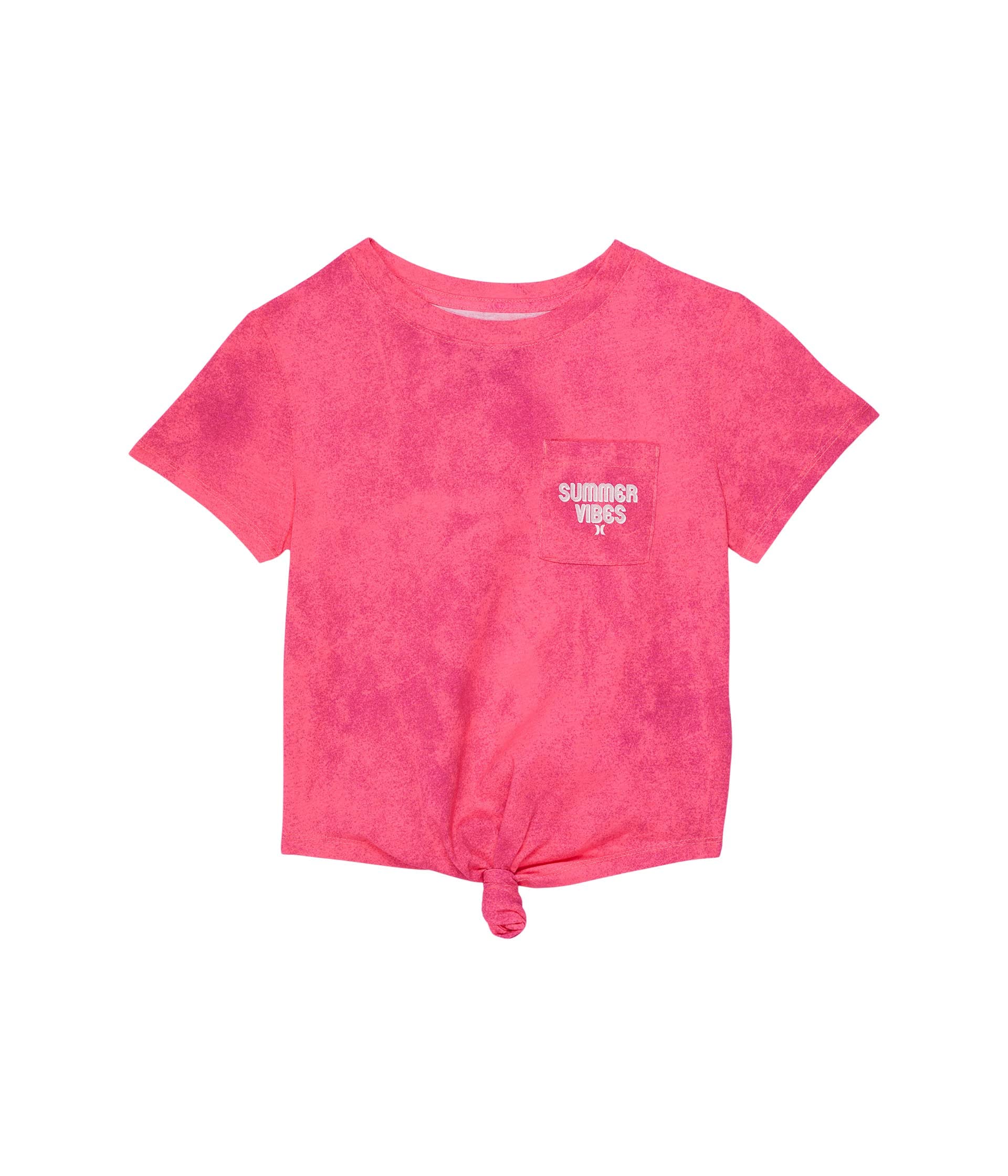 Hurley Girls' Front Tie Graphic T-Shirt